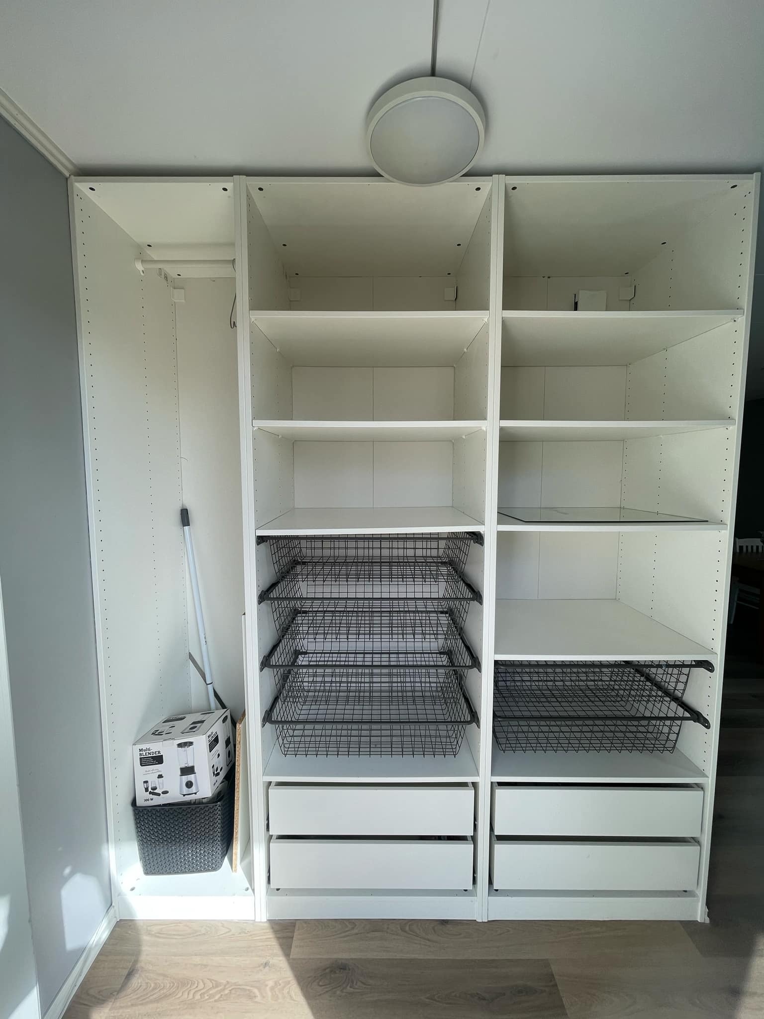 Inngangsparti med gode lagringsmuligheter