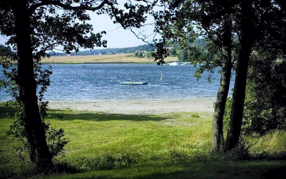 Badeplass ca 15 min gange fra huset