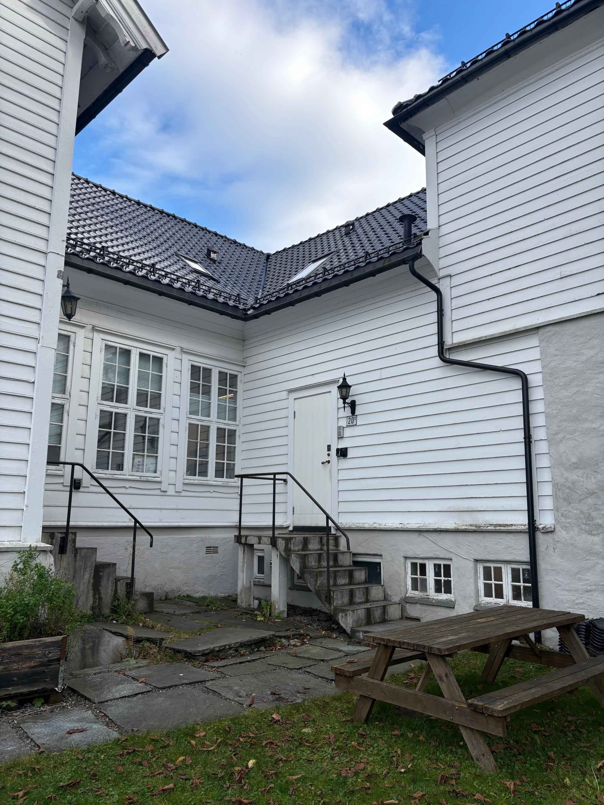 Hagen rundt Møhlenpris Hovedgård er til disposisjon for leilighetene 