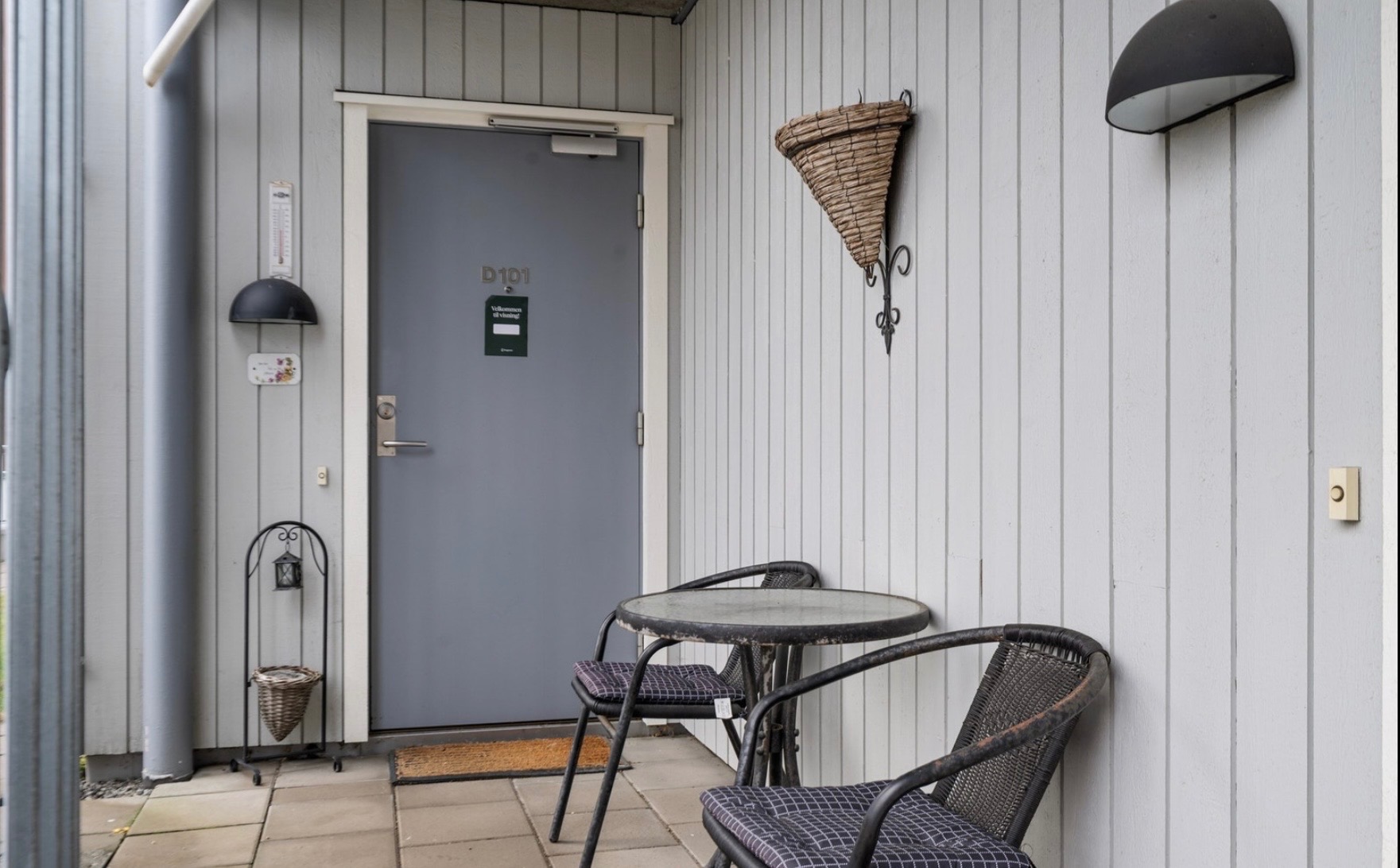 Enkel trappefri tilgang til leiligheten 