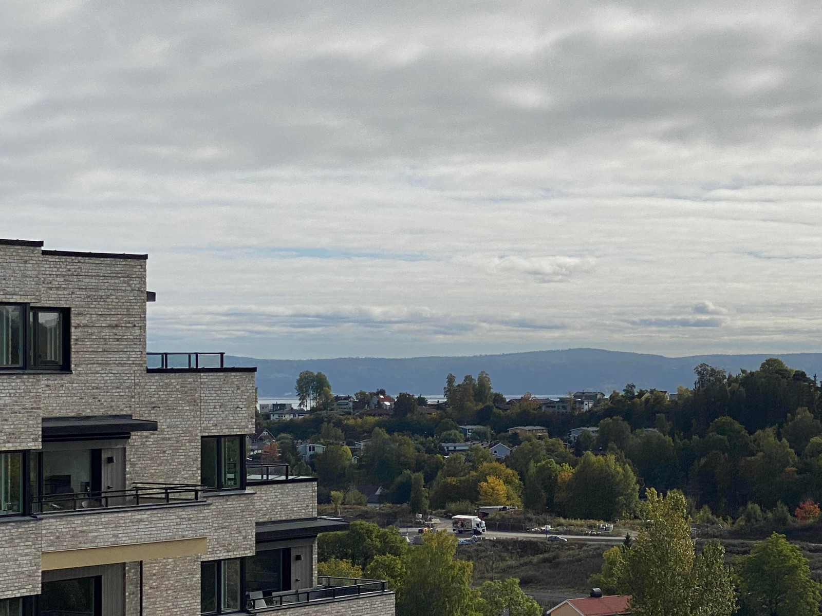 Sydvendt utsikt mot Båstad og Oslofjorden