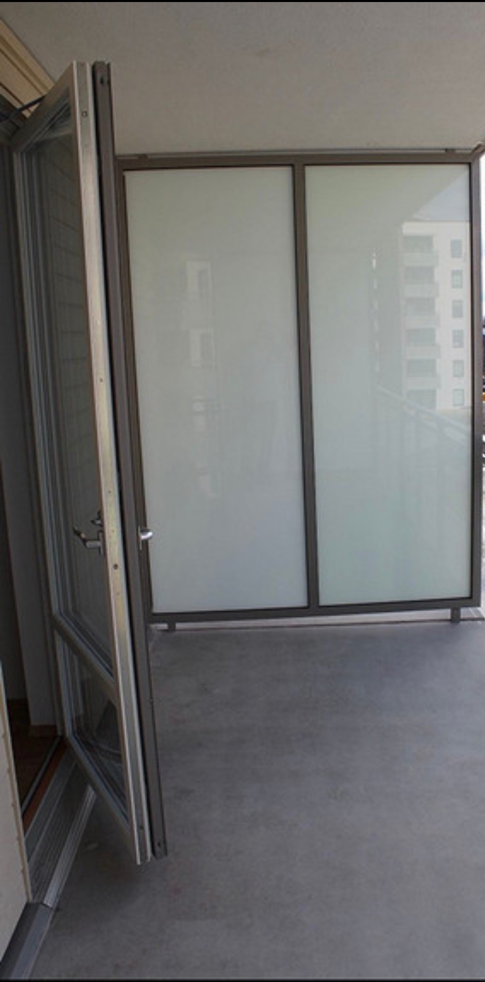 Stor balkong med god utsikt 