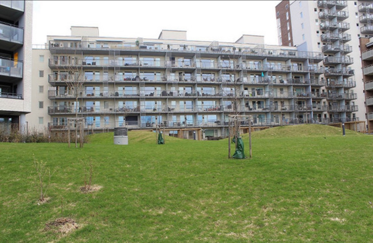 Fin utsikt fra leiligheten 