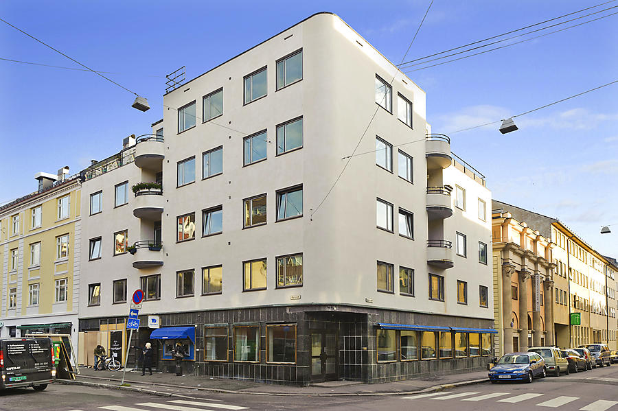 Hjørneleilighet på hjørnet av Markveien og Nordregate