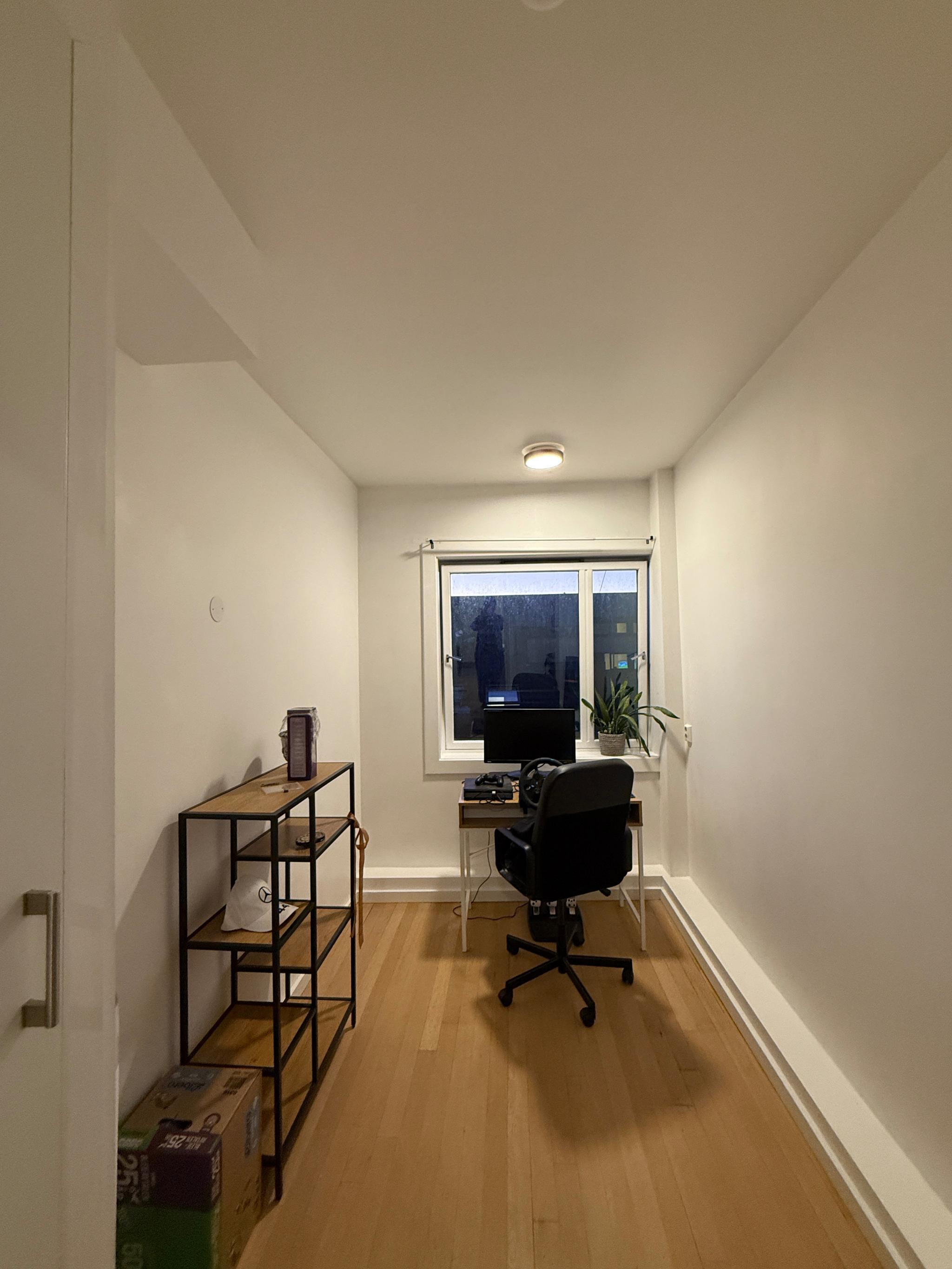 Sov 2, leies ut umøblert - bilde for å vise hvordan det kan møbleres.