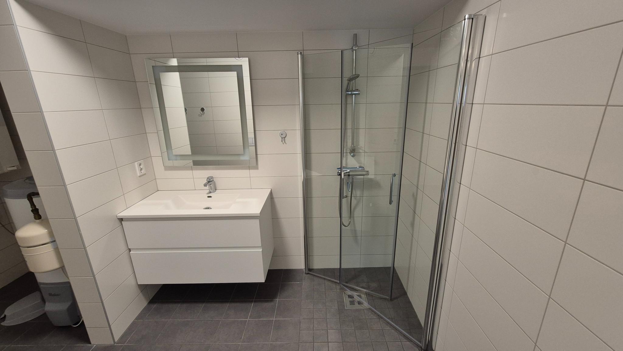 Ca. 7 m2: Bad/teknisk