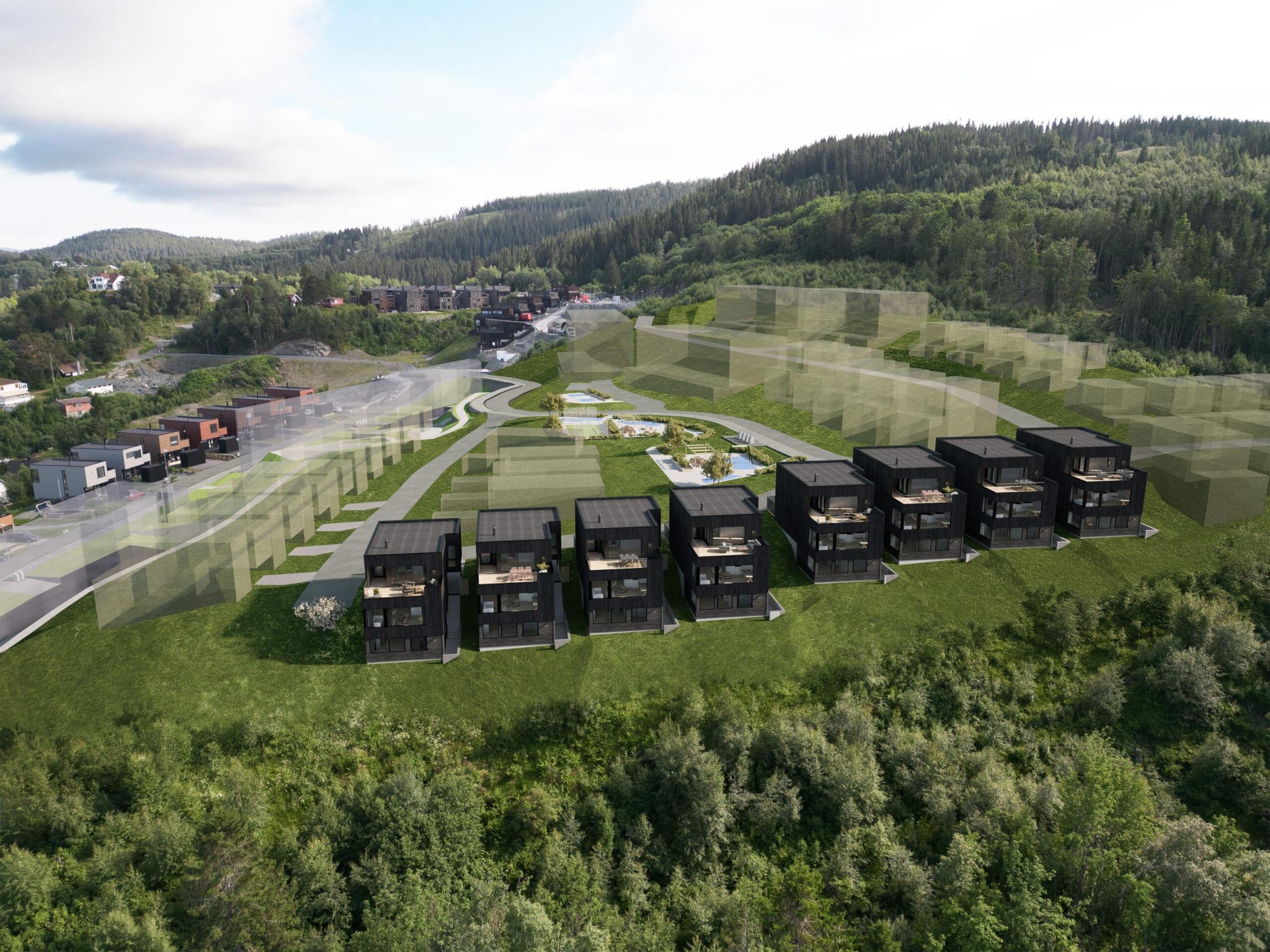 Fortunatoppen er et nytt byggefelt på Tesliåsen.