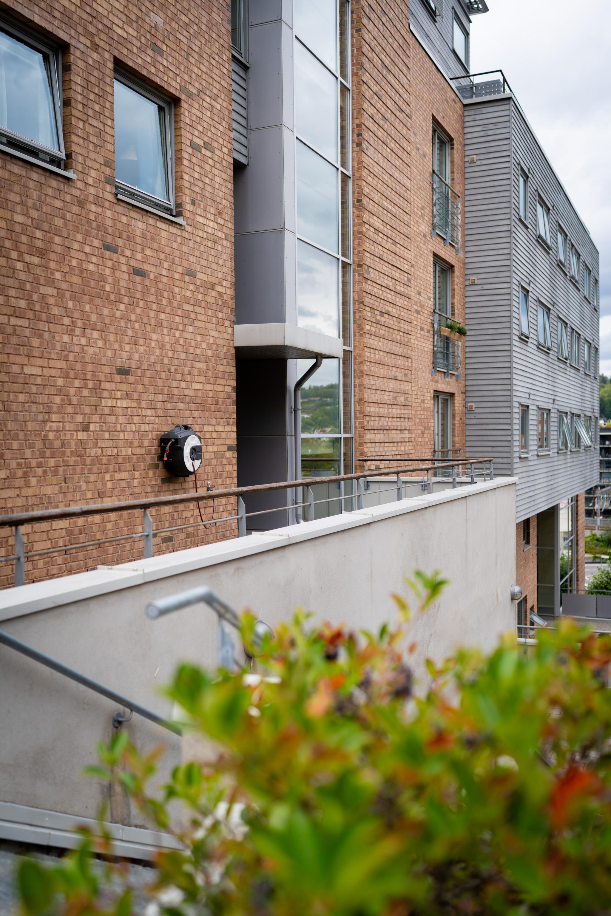 Hyggelig område på toppen av Sandvika