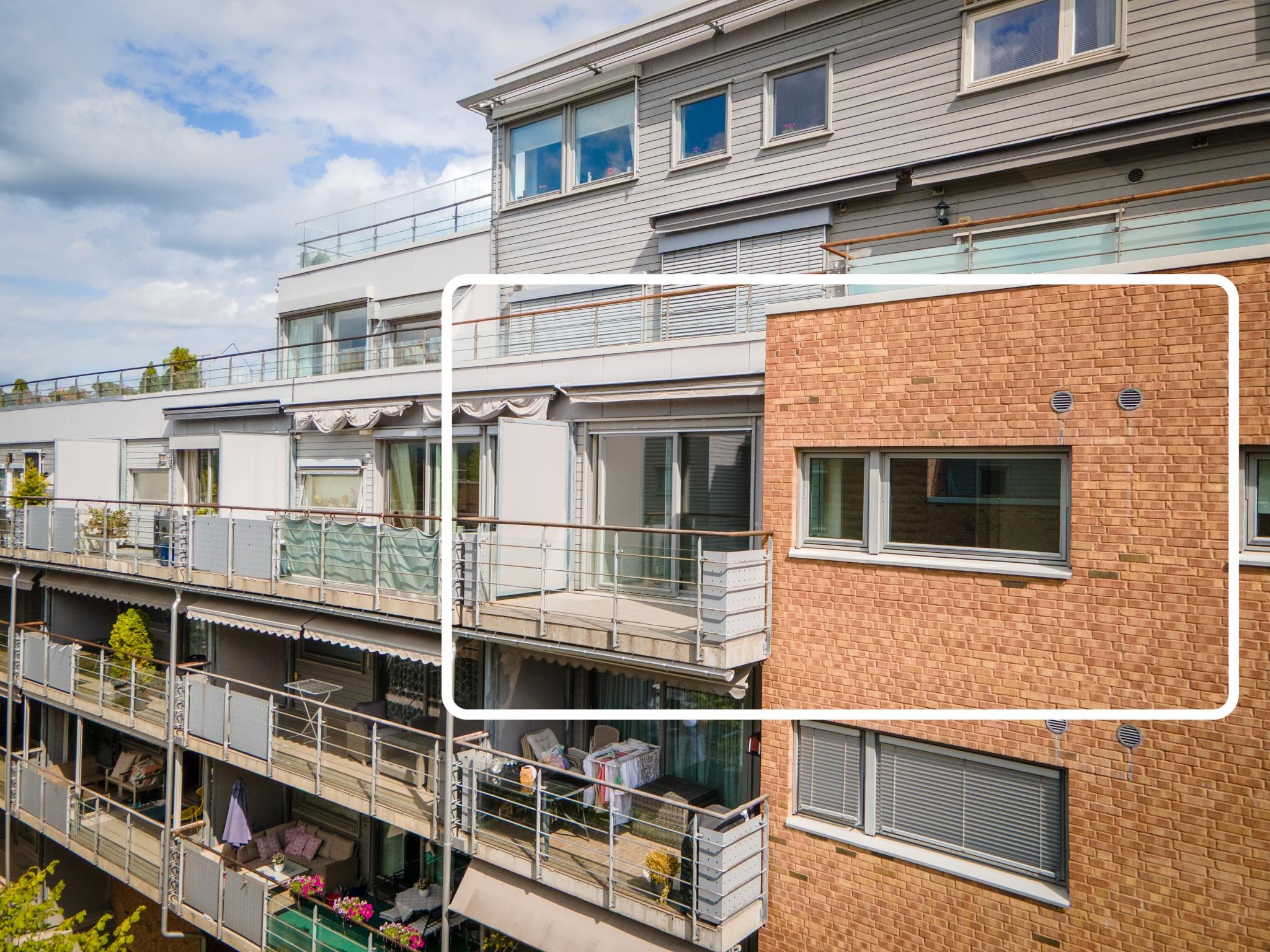 Leilighetens beliggenhet i bygget