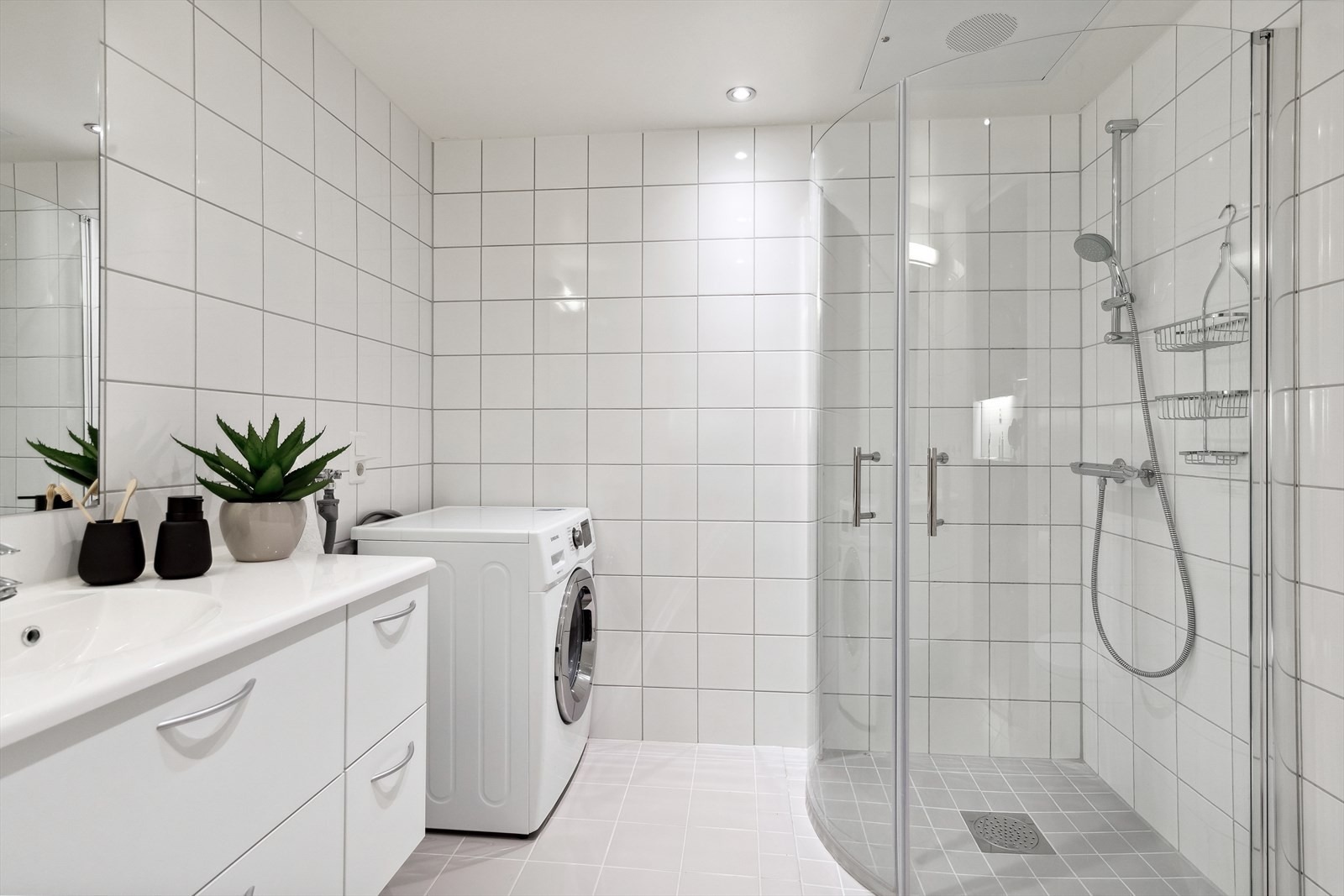 Bad med varme i gulvet. 