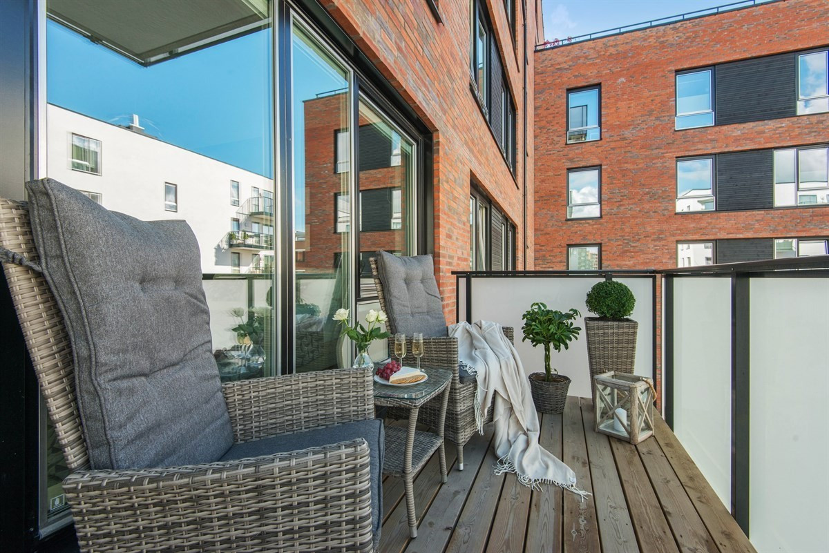 Balkong utenfor soverom 1