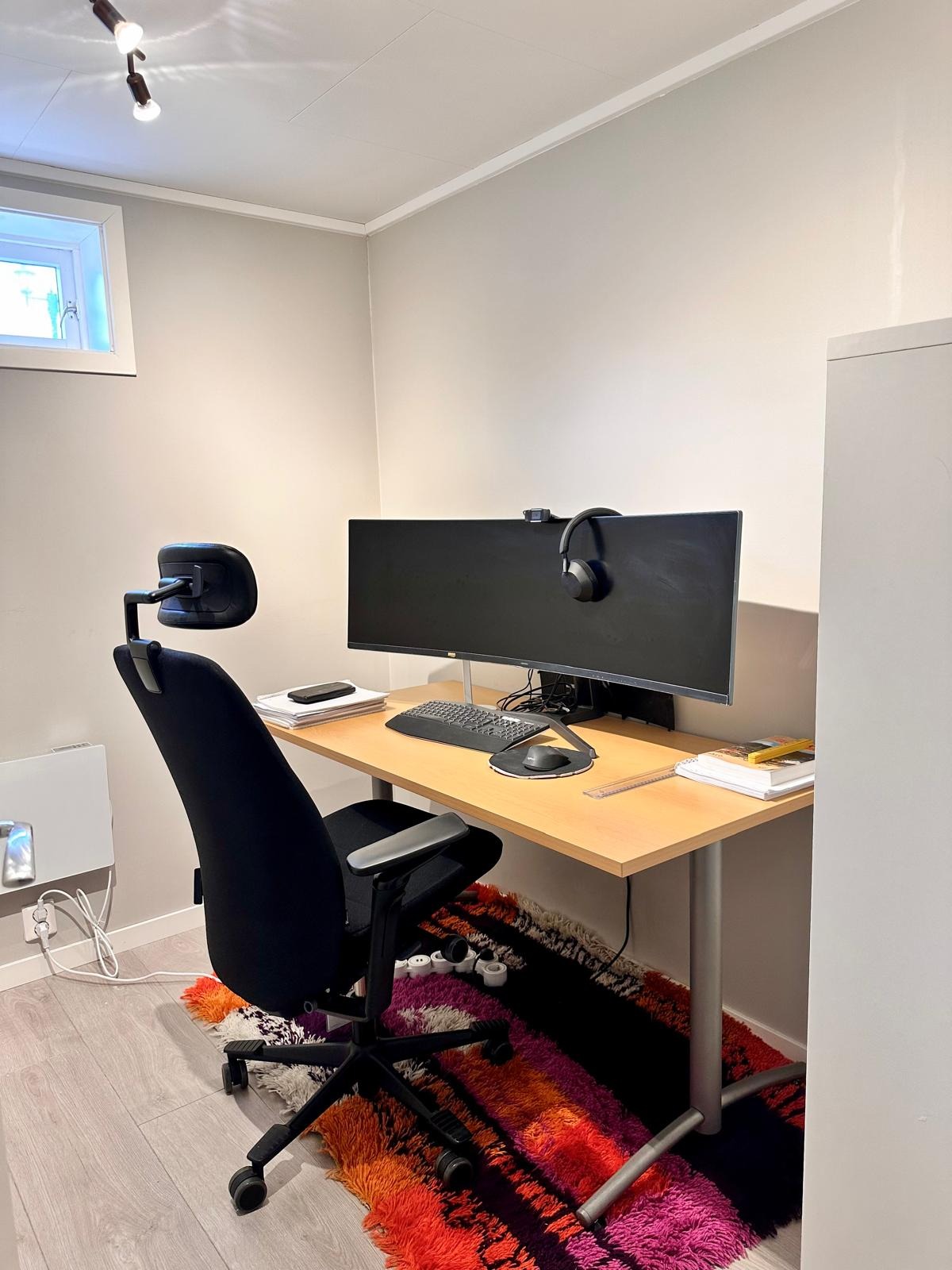 Bod som benyttes som kontor
