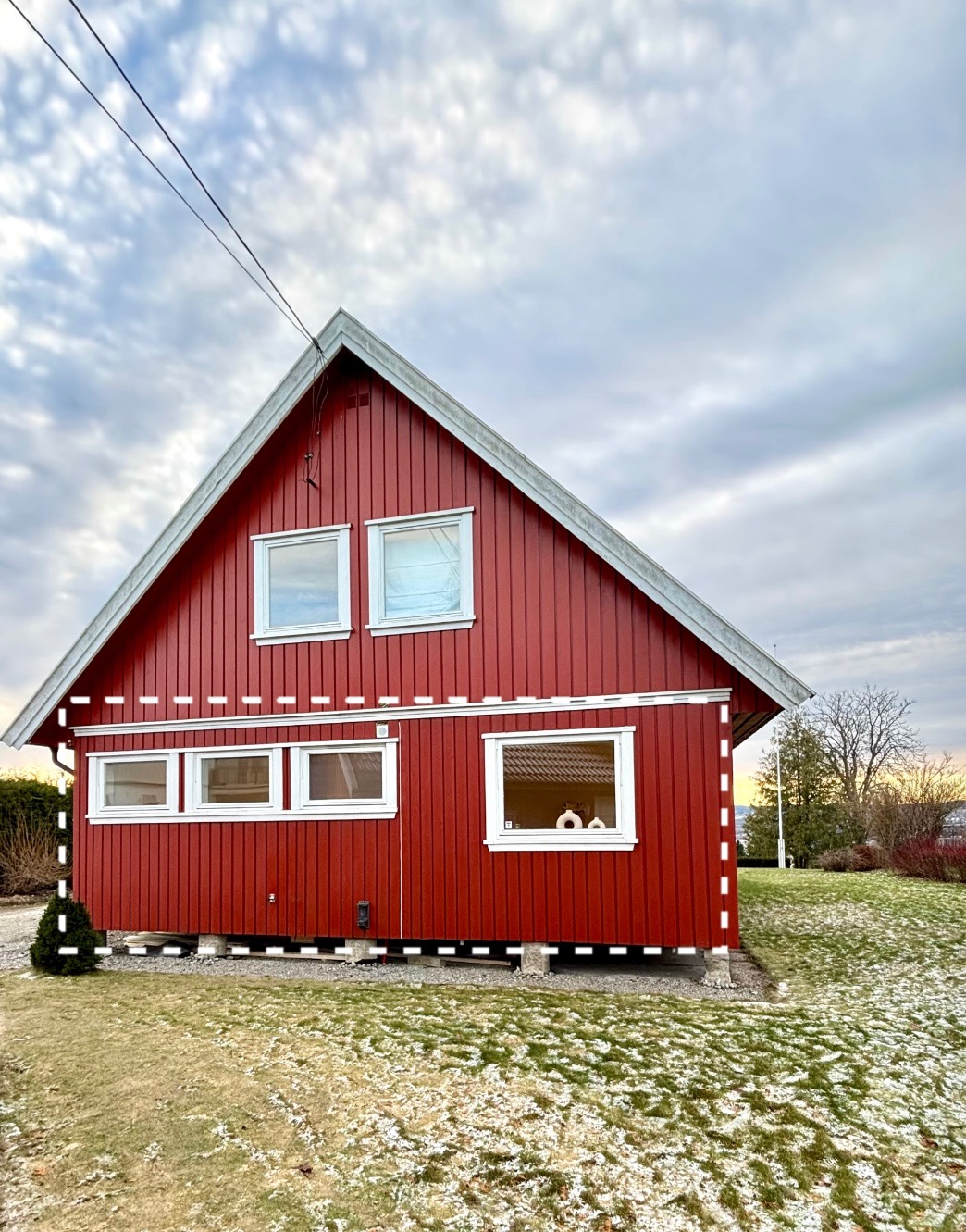 2-roms beliggende på enden i enebolig i 1. etg.