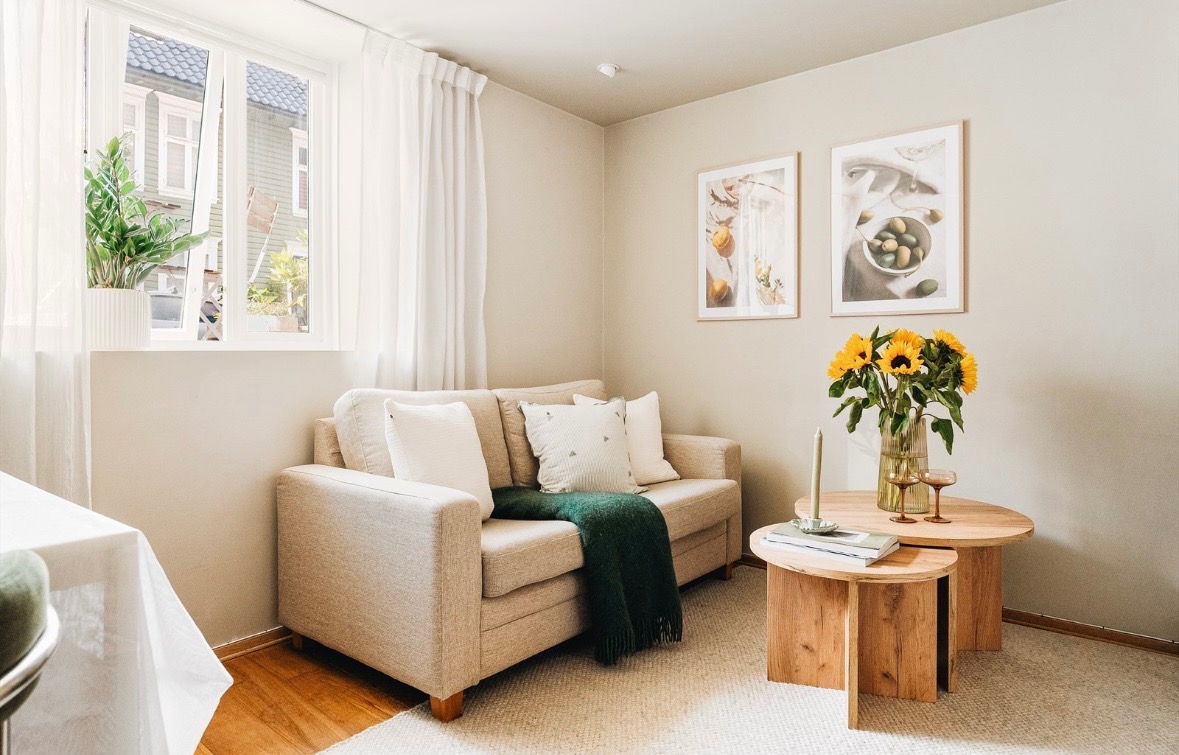 Tilhørende sovesofa