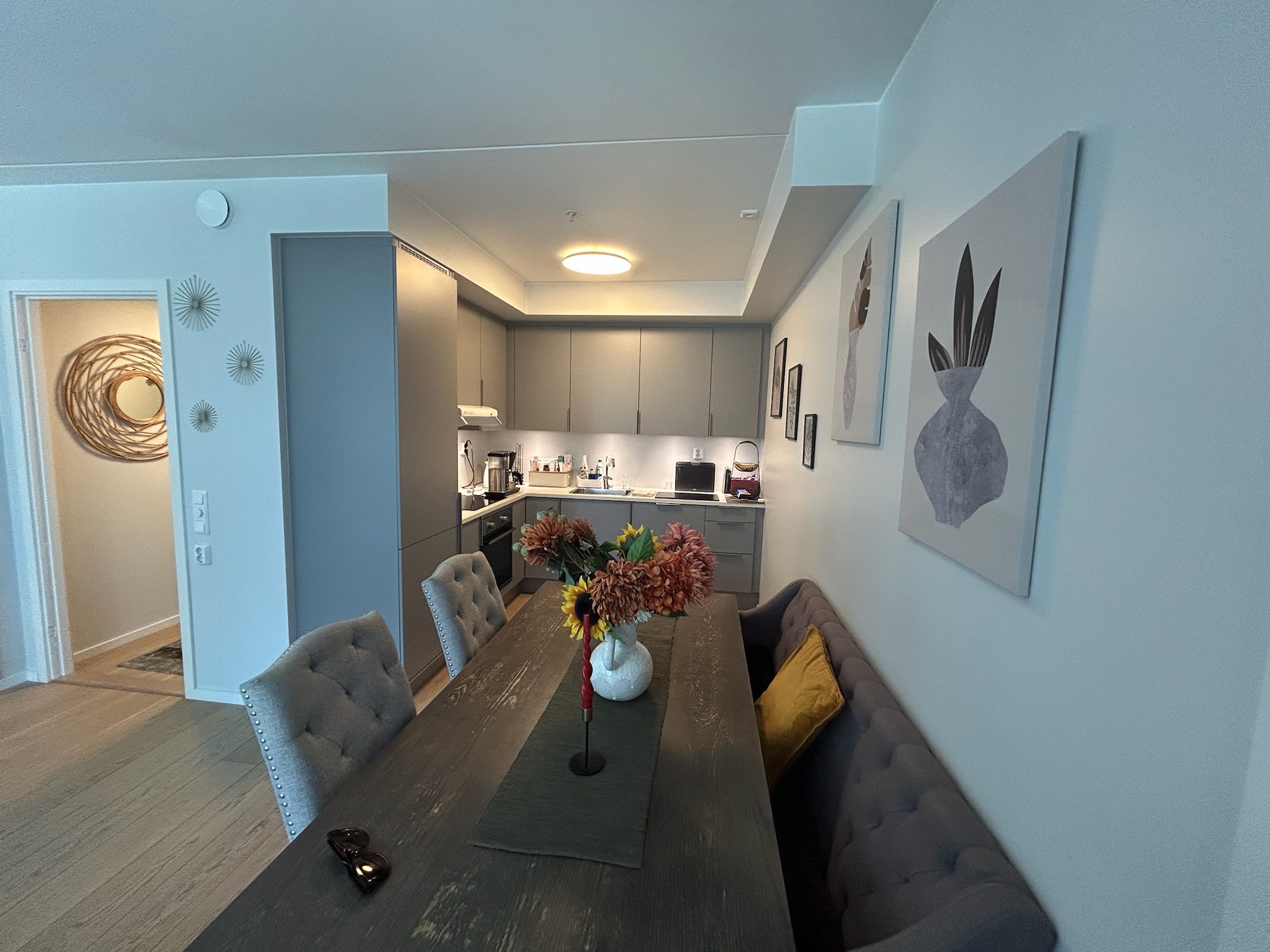 Stue/kjøkken åpen løsning 