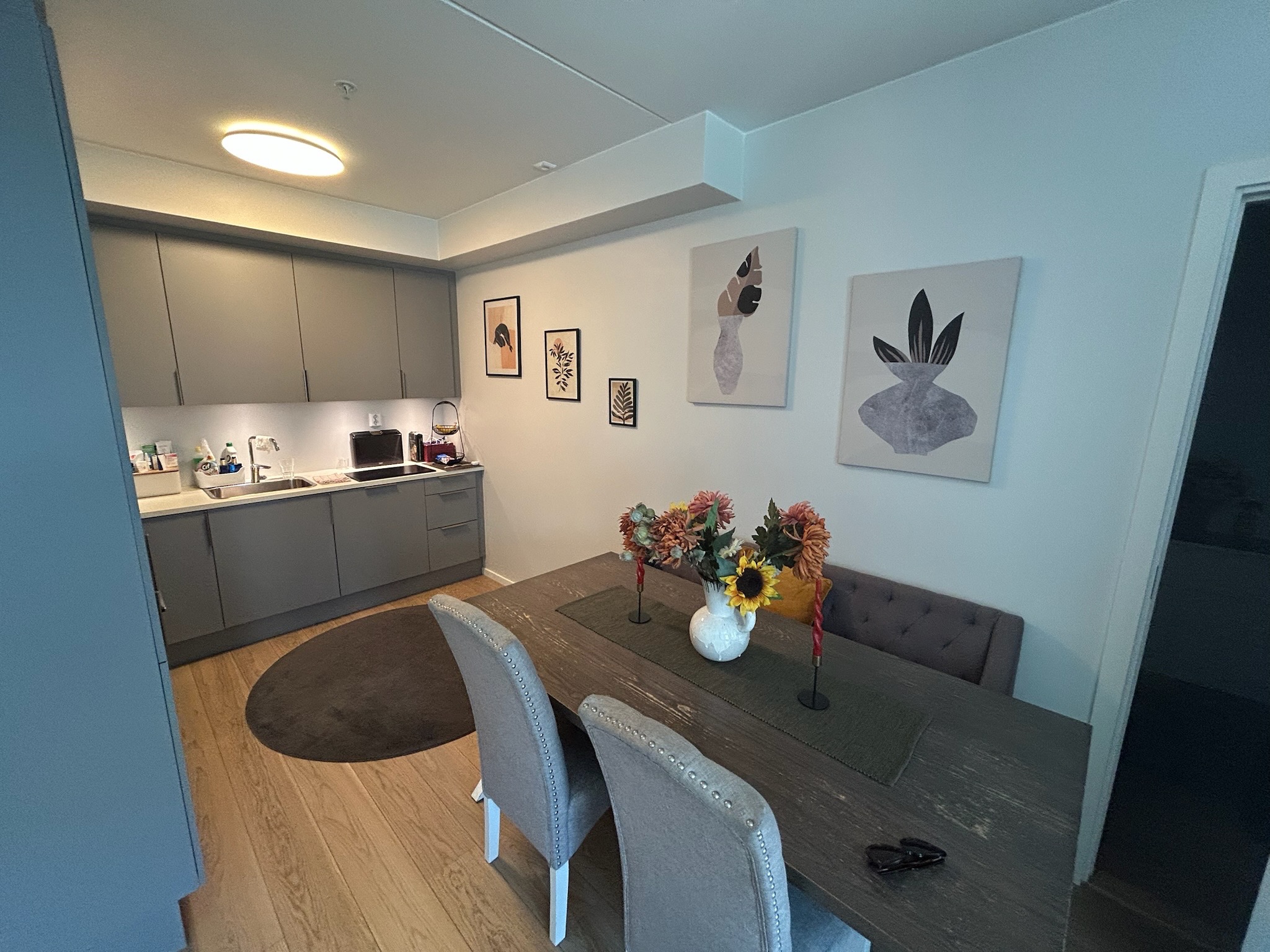 Stue/kjøkken åpen løsning