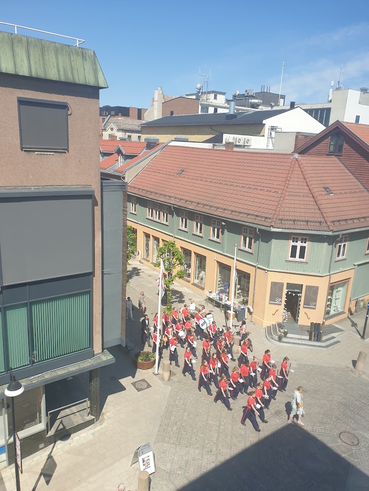 Utsikt fra leiligheten