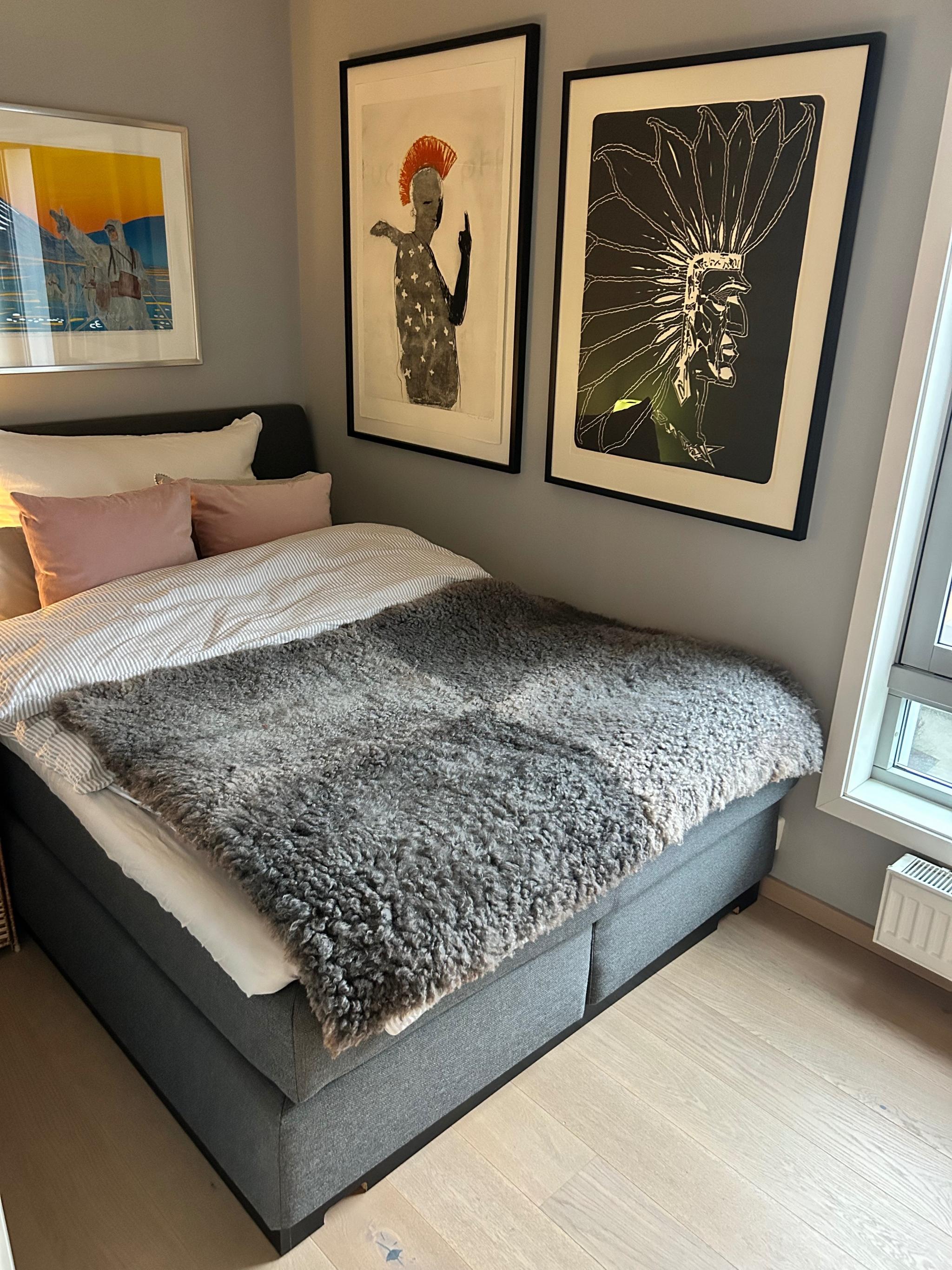 Gjesterom med plass til 150 cm dobbeltseng