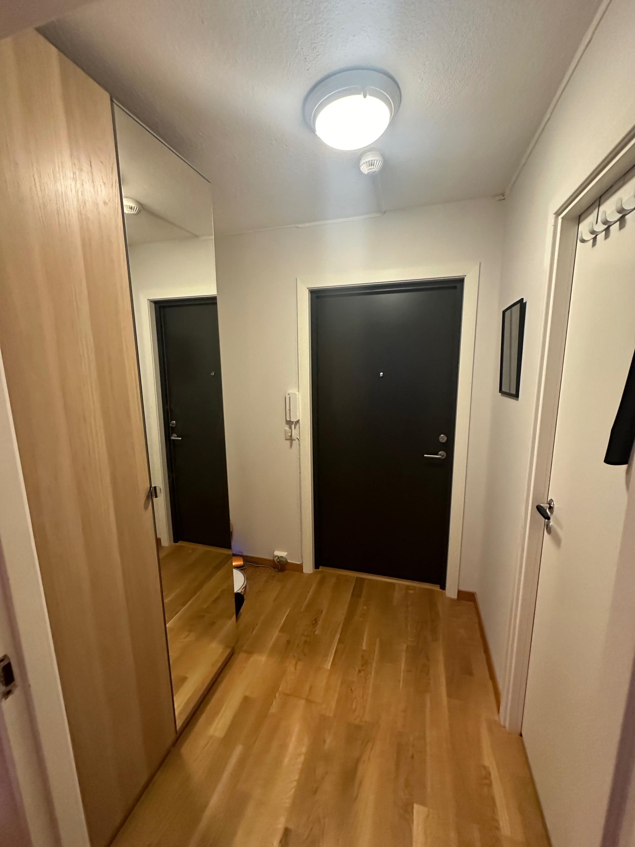 Gang med god skap-plass.