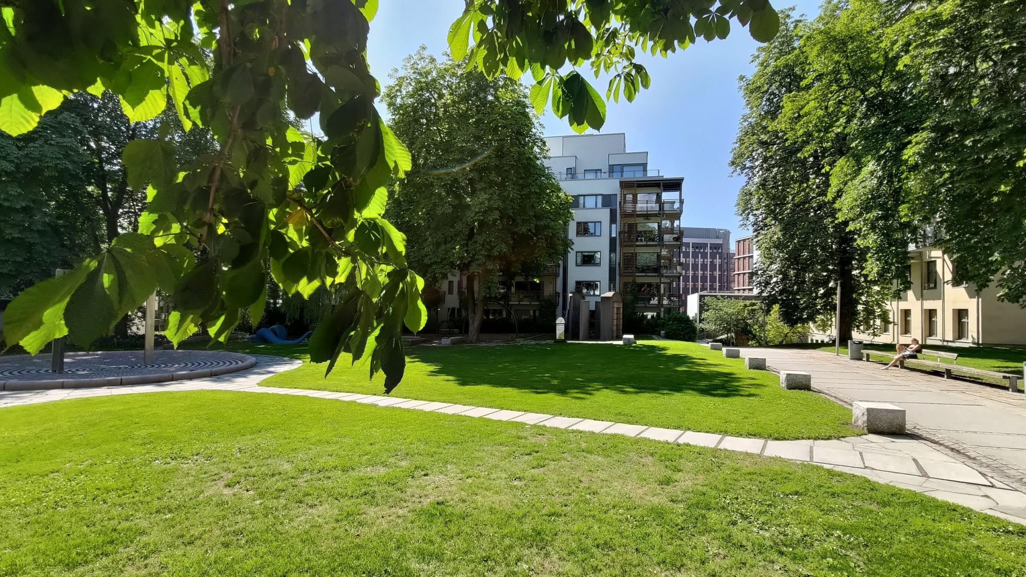 Fint sted og hvile etter forelesninger...eller i matpausen :-)