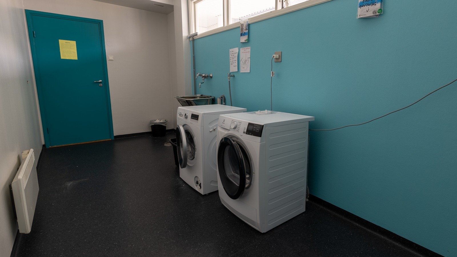 Leiligheten har adgang til felles vaskerom