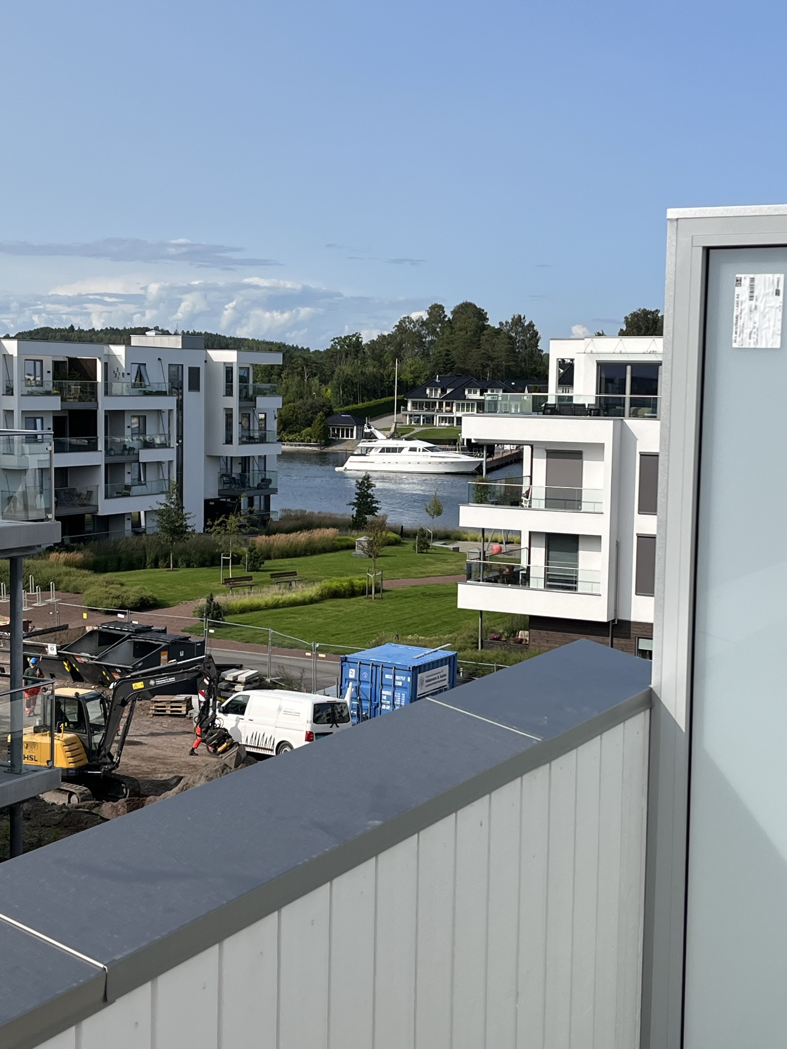 Utsikt fra balkong