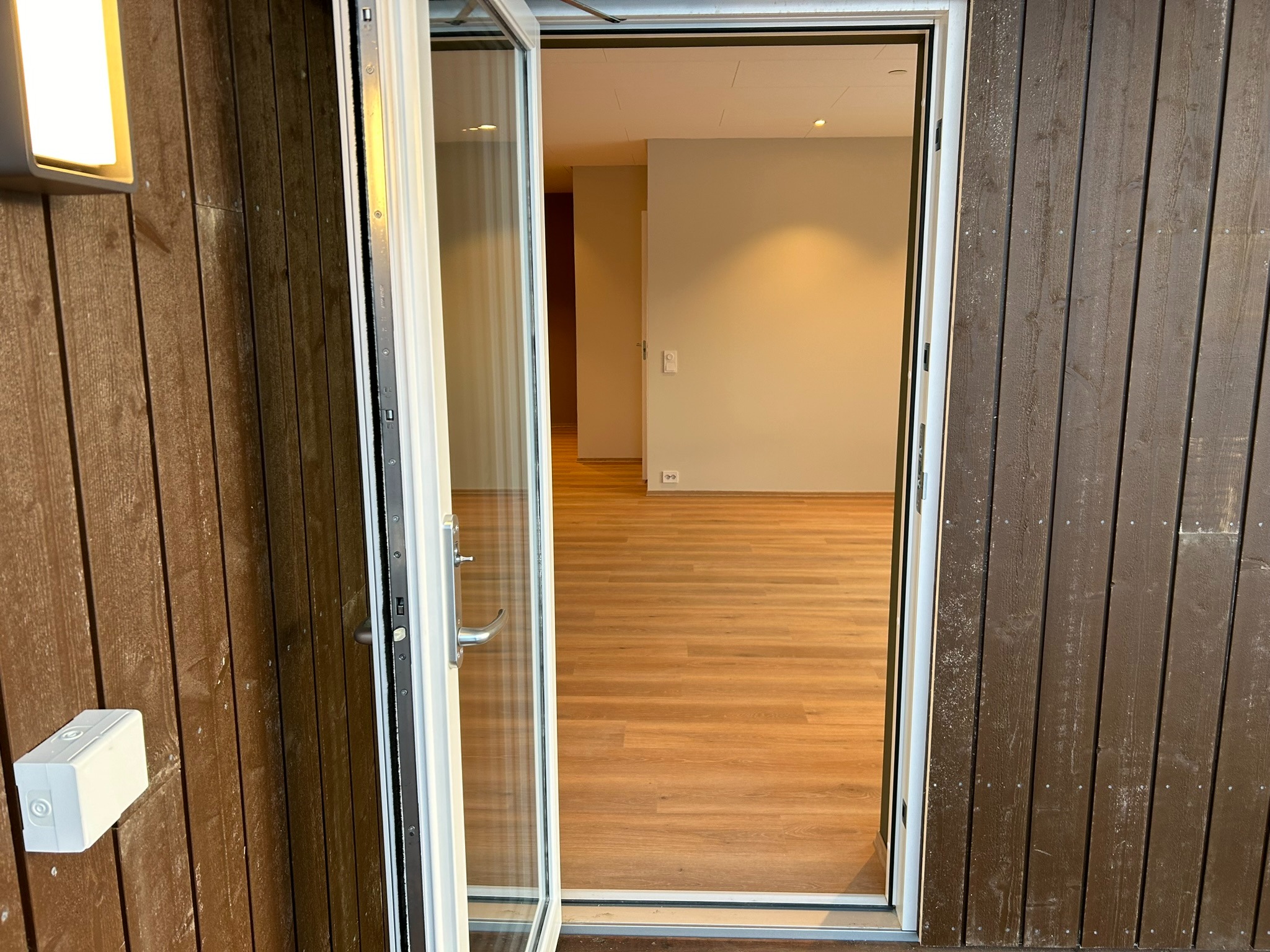 Balkongdør i glass
