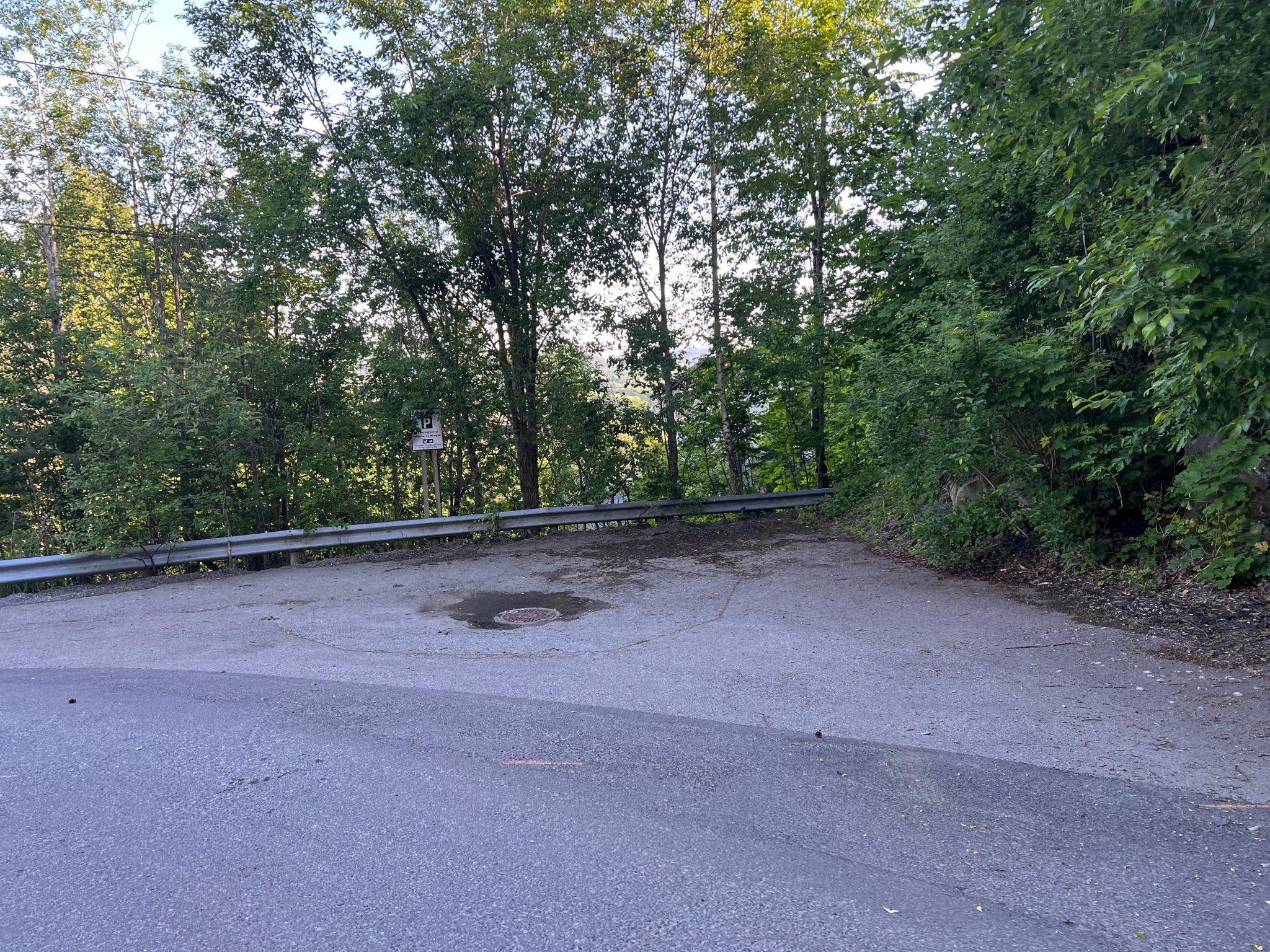Fellesparkering nederst i bakken. Gjesteparkering/ved vanskelige kjøreforhold 