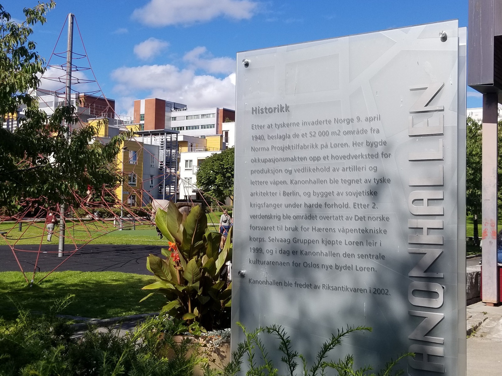 Kanonhallen gir en ekstra dimensjon til nærmiljøet.