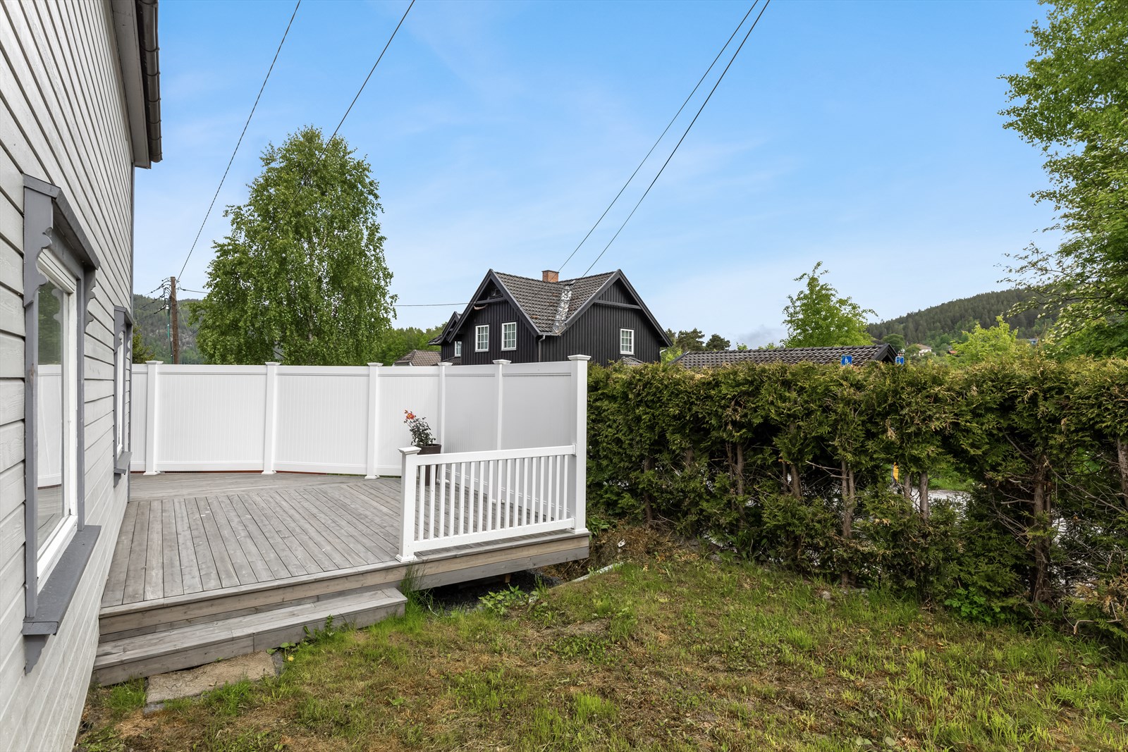 Plen og platting på baksiden