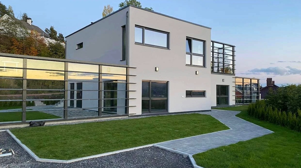 Fasade / bolig
Moderne bolig med attraktiv beliggenhet.