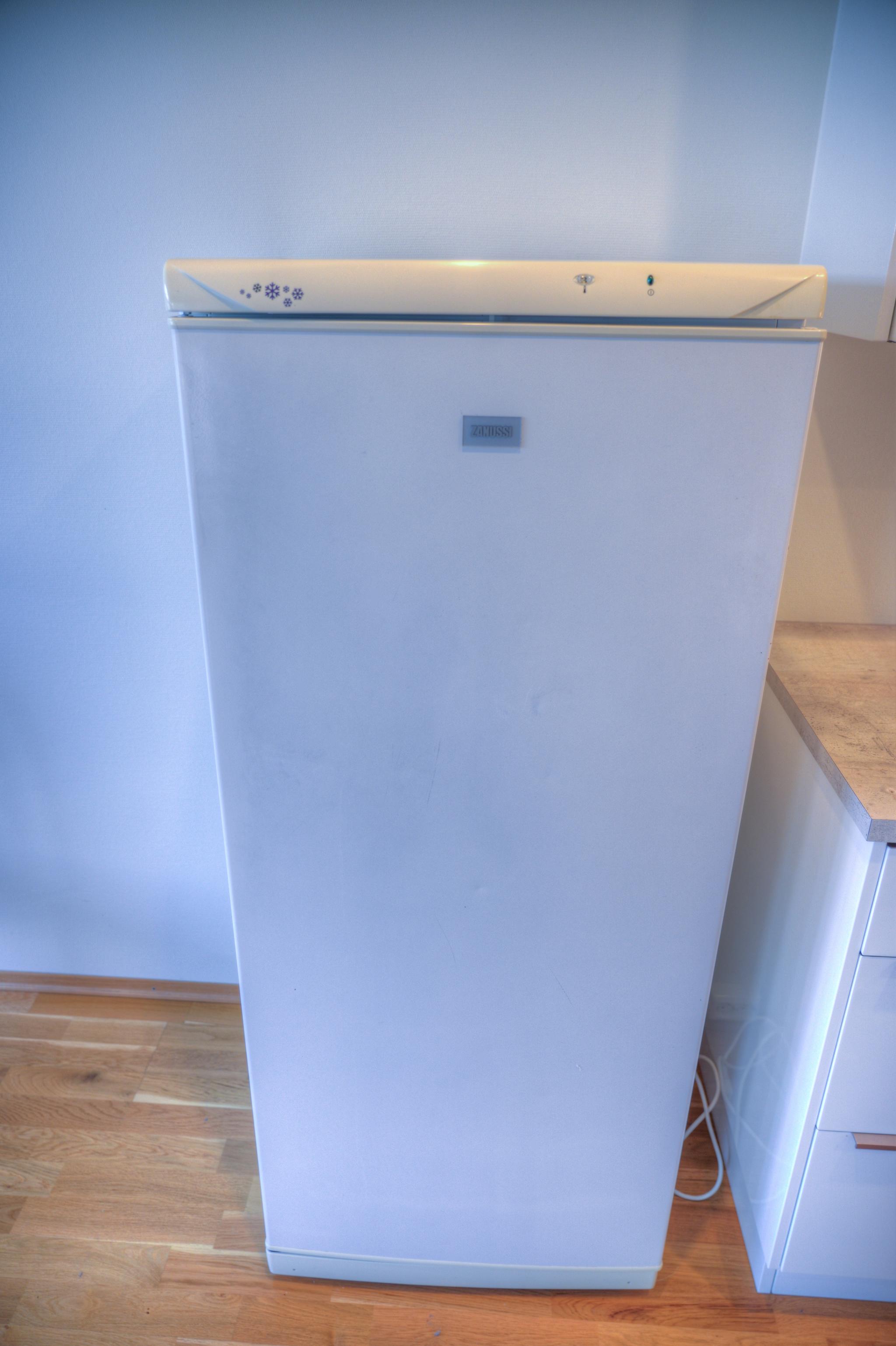 Kjøleskap medfølger.