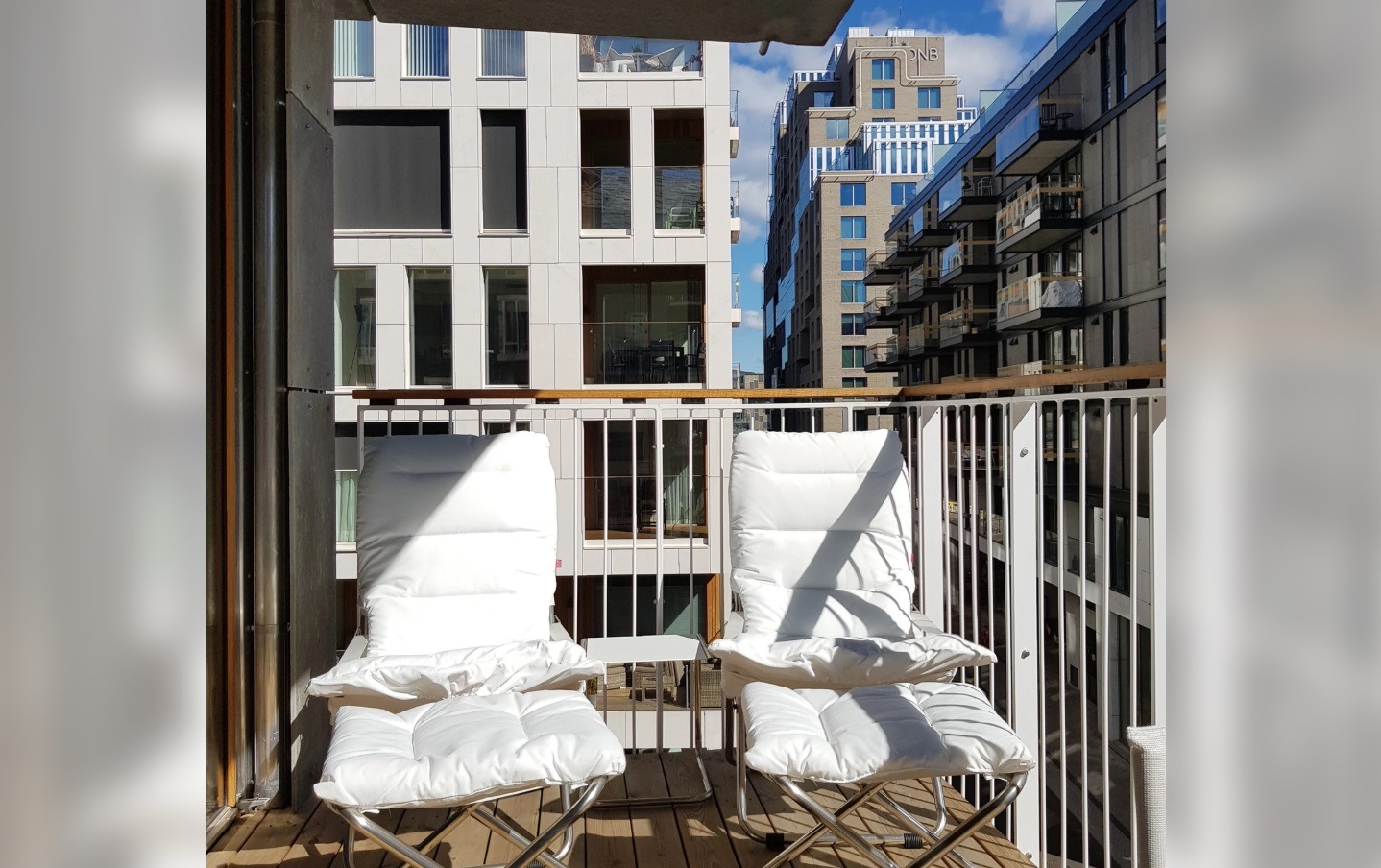 Utsikten motsatt vei mot Dronning Eufemiasgate.

MERK: Møblene følger ikke med
