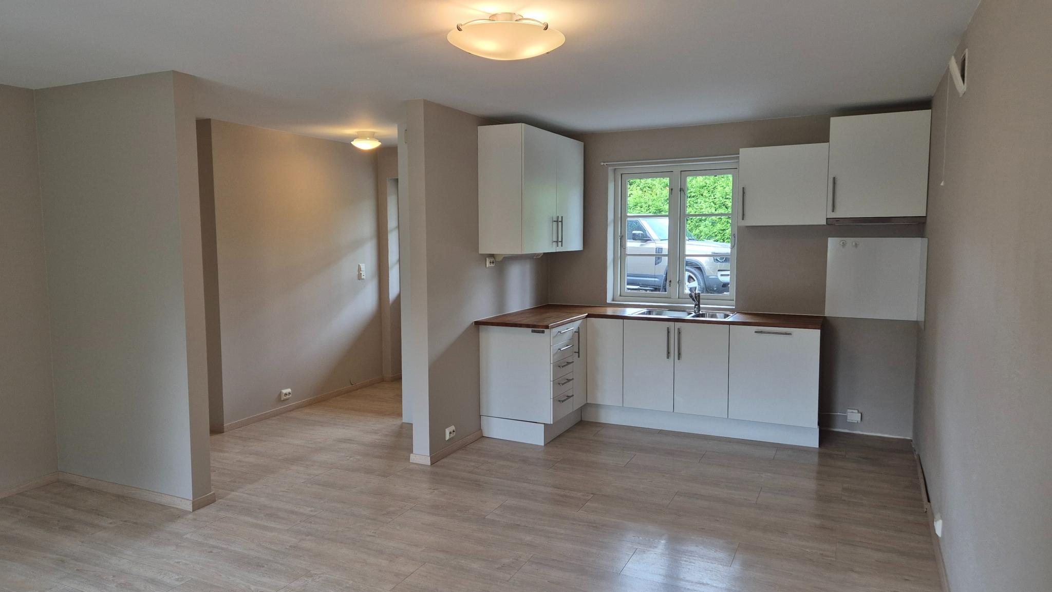 Åpen kjøkken/stue løsning