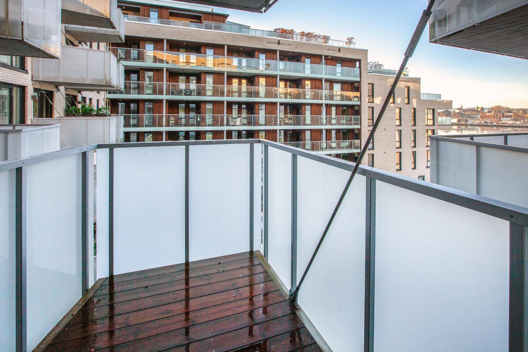 Balkong med uteplass