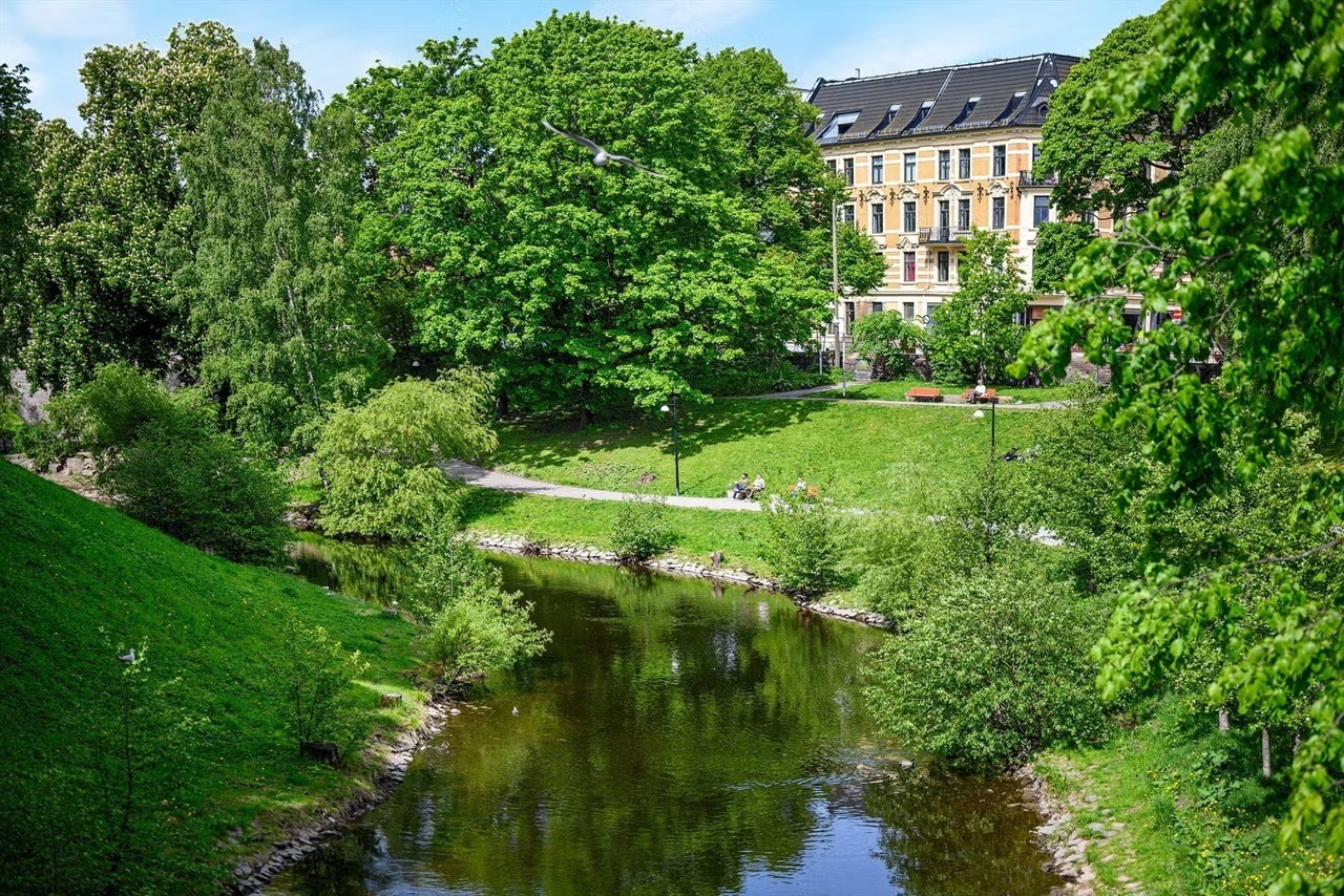 Idylliske Akerselva