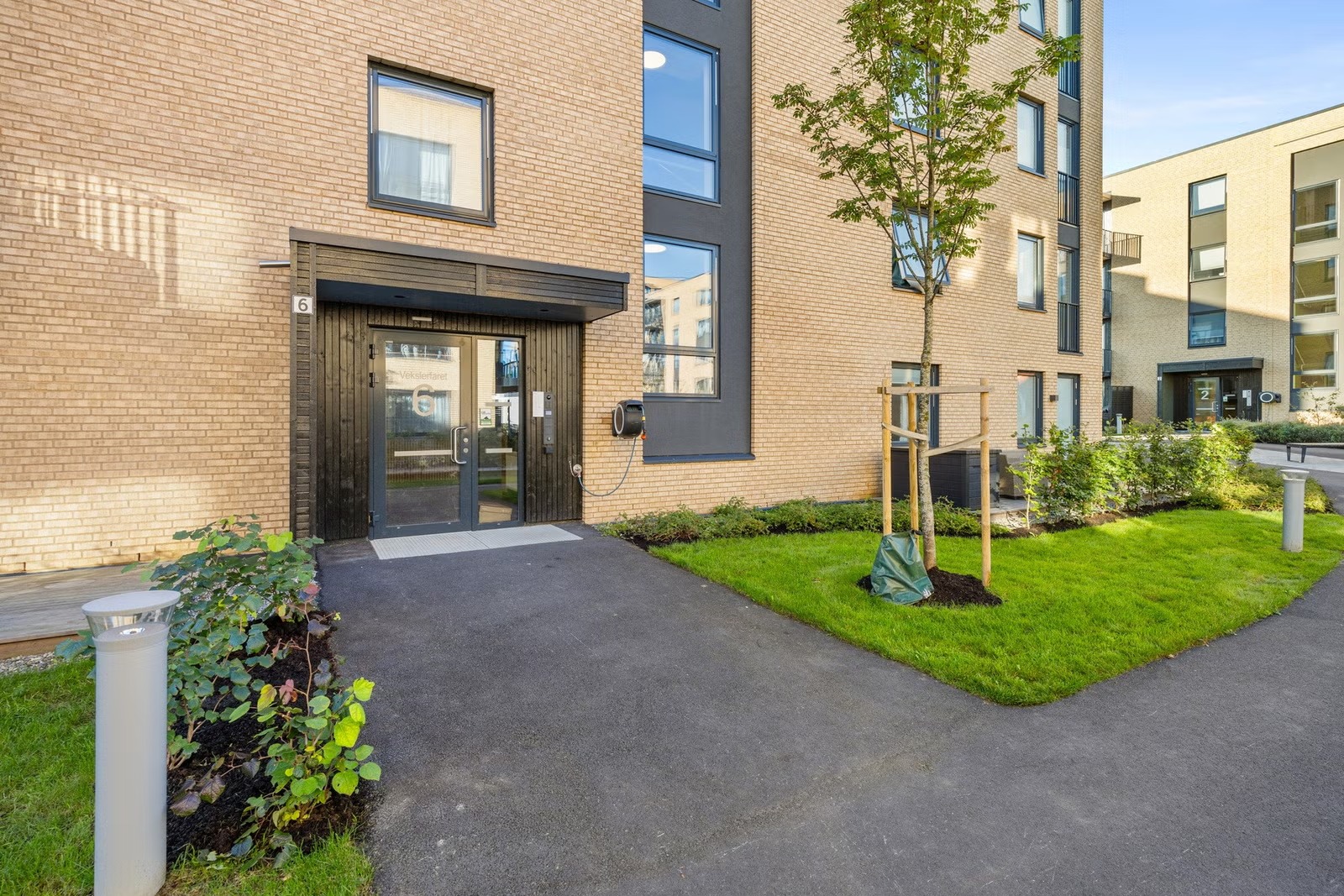 Fasade inngangsparti