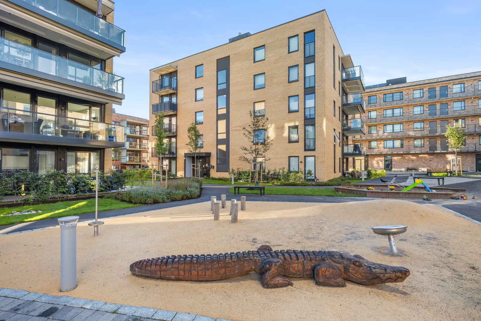 Sameiet har svært hyggelige og sosiale fellesområder