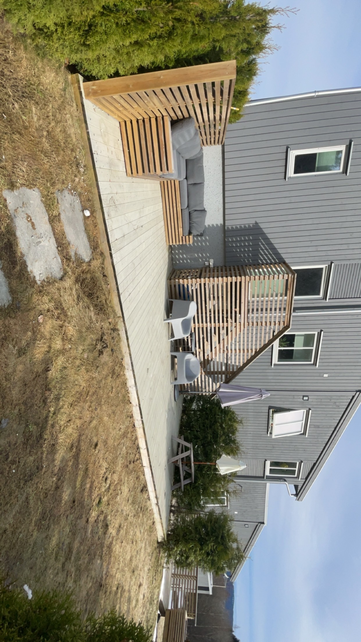 Platting med liten hage