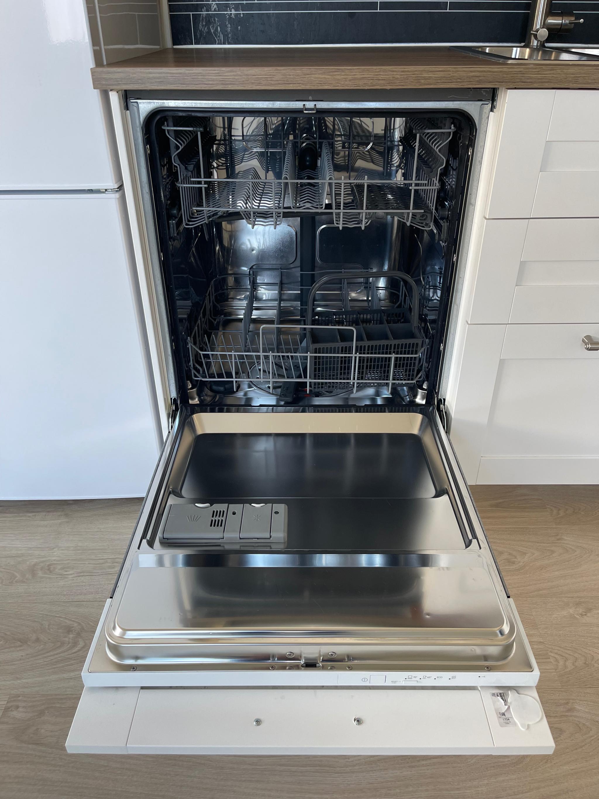 Integrert oppvaskmaskin.