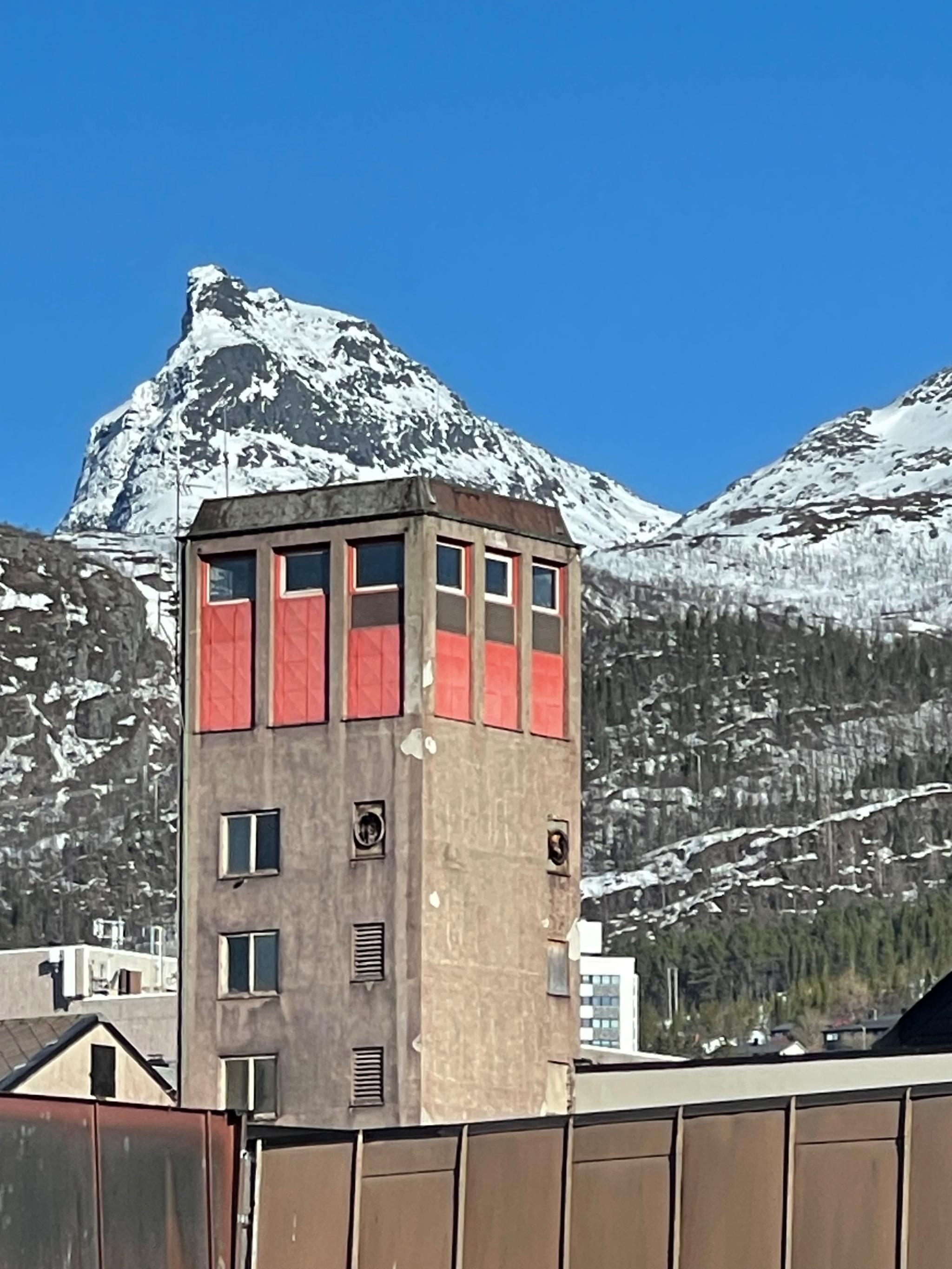 Utsikt fra leilighet.