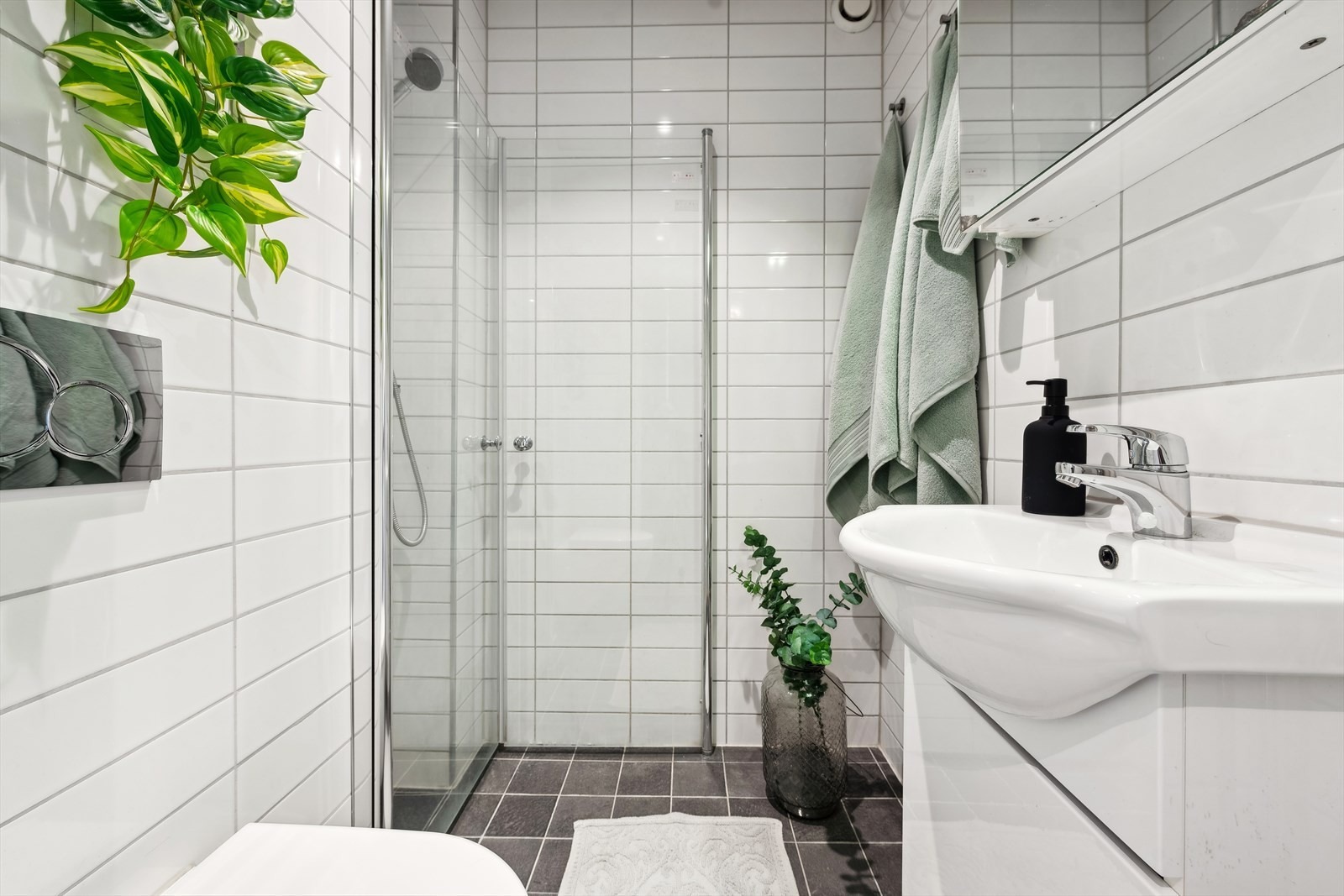 Bad med varmekabler i gulv