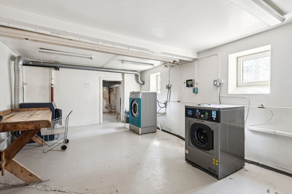 Fellesvaskeri i kjelleren