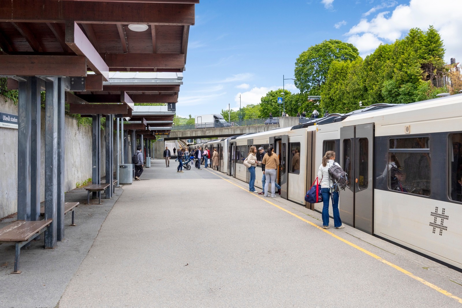 Det tar 15 min til Oslo S og det samme til Sognsvann