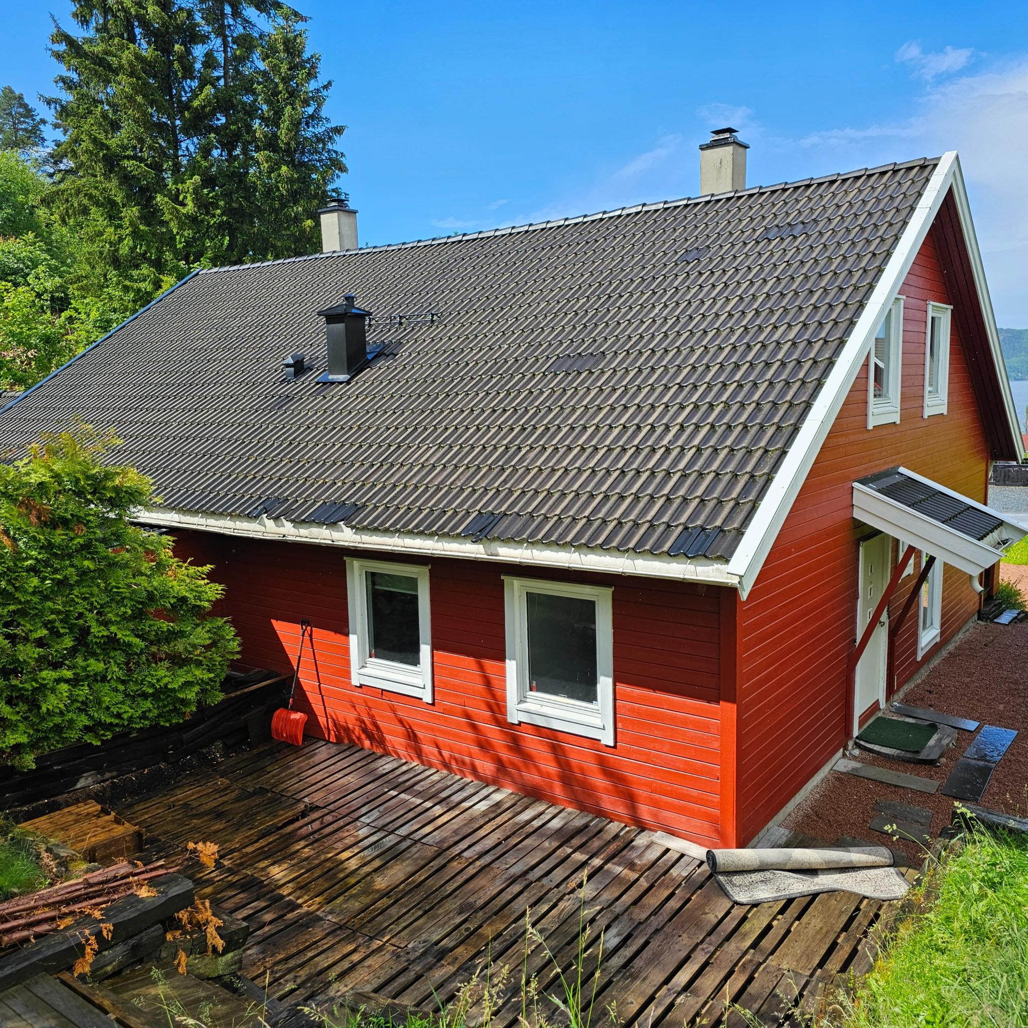 Huset sett fra baksiden