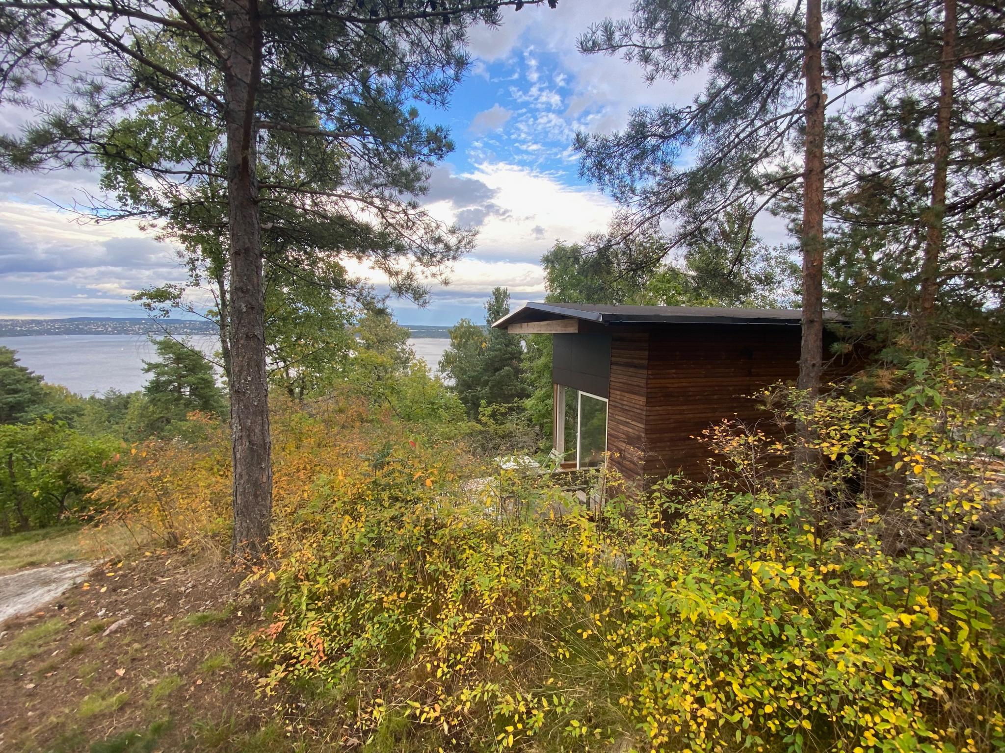 Minihus / hytte med fjordutsikt