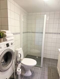 Bad med opplegg for vaskemaskin