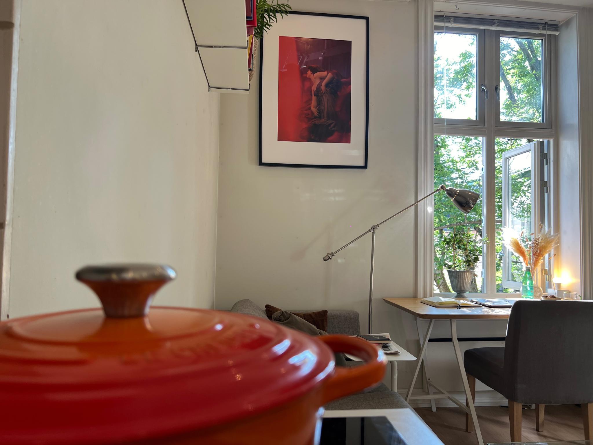 Hyggelig sted for hjemmekontor/-studie i full ro, 100 meter fra Bogstadveien.