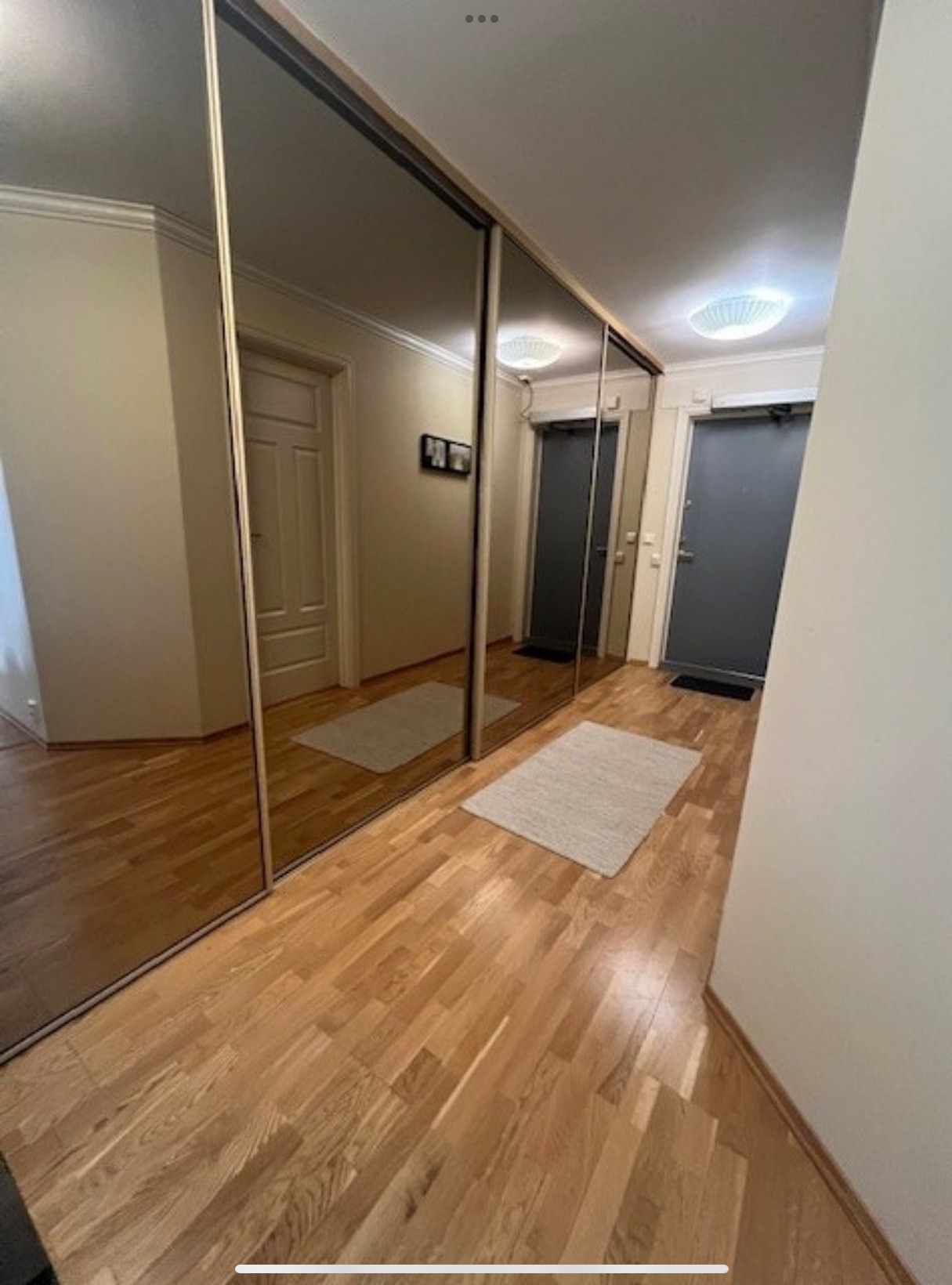 Gang med mye skapplass