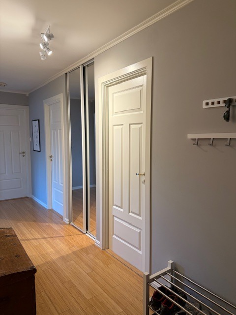 Gangen med garderobe
